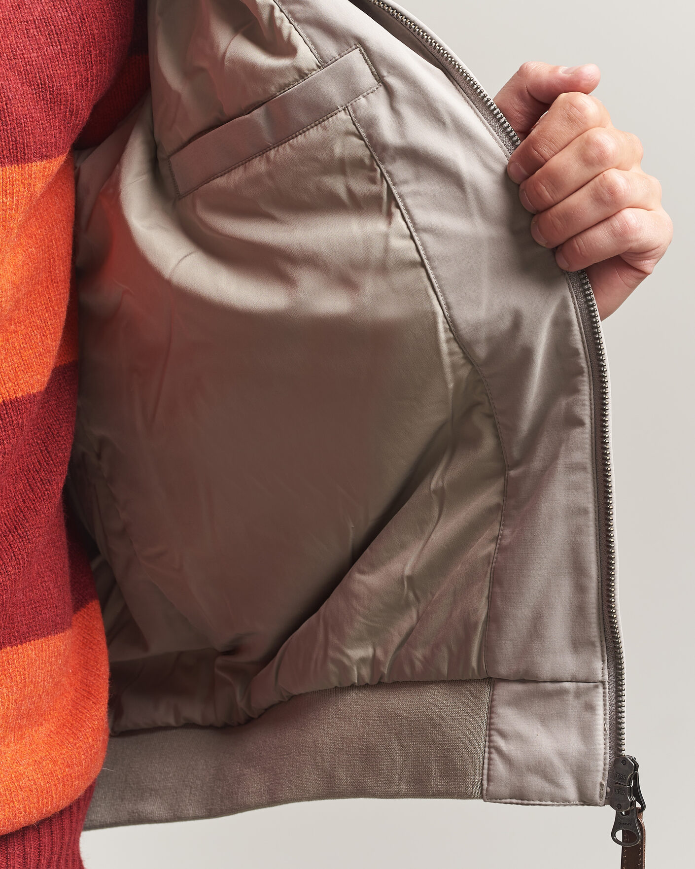 Men | Coats & Jackets | Gant | Hampshire Jacket Mist Taupe