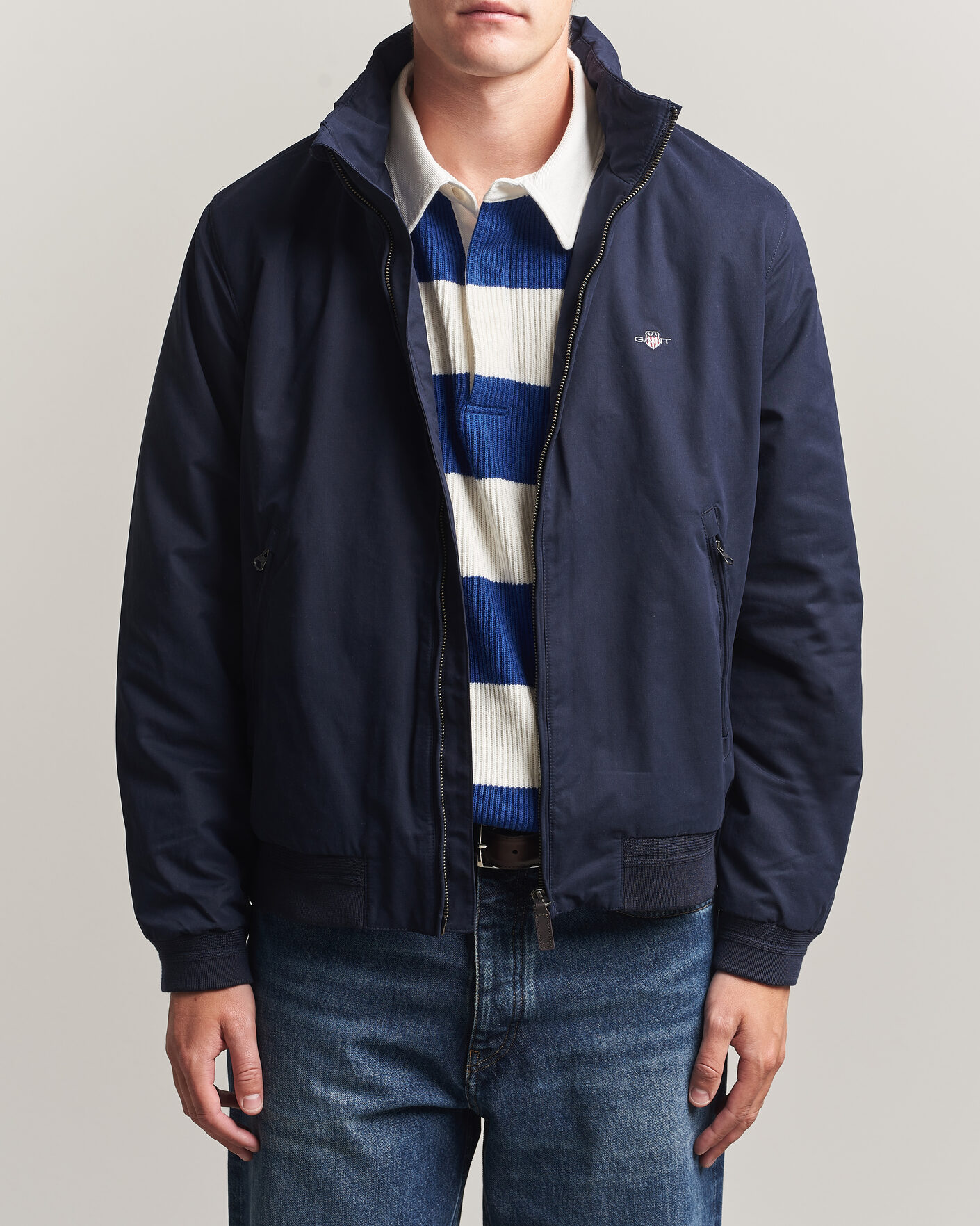 Men | Coats & Jackets | Gant | Hampshire Jacket Evening Blue