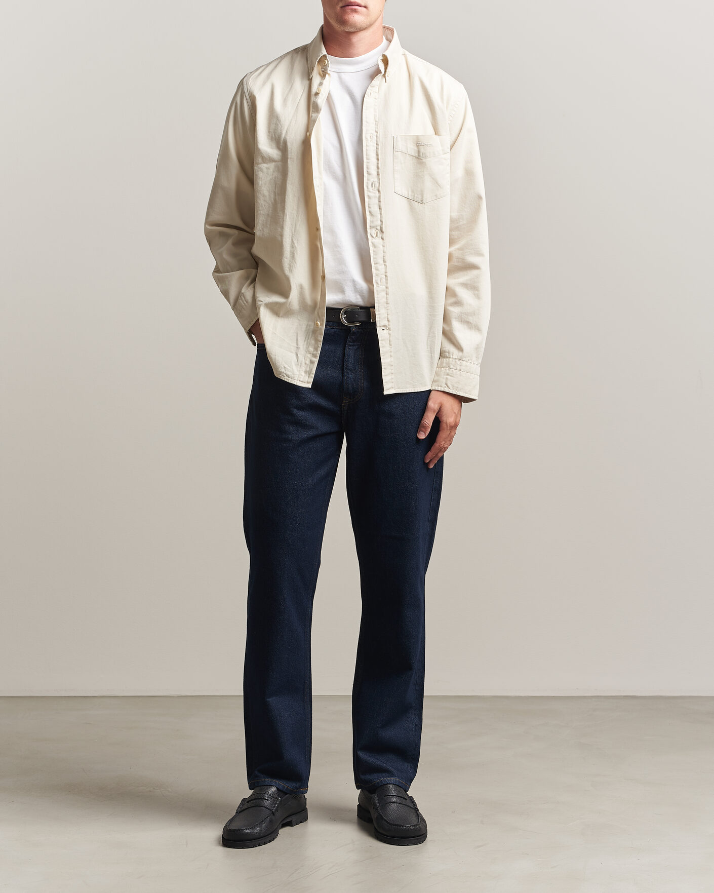 Men | Jeans | Gant | Straight Fit Jeans Dark Blue