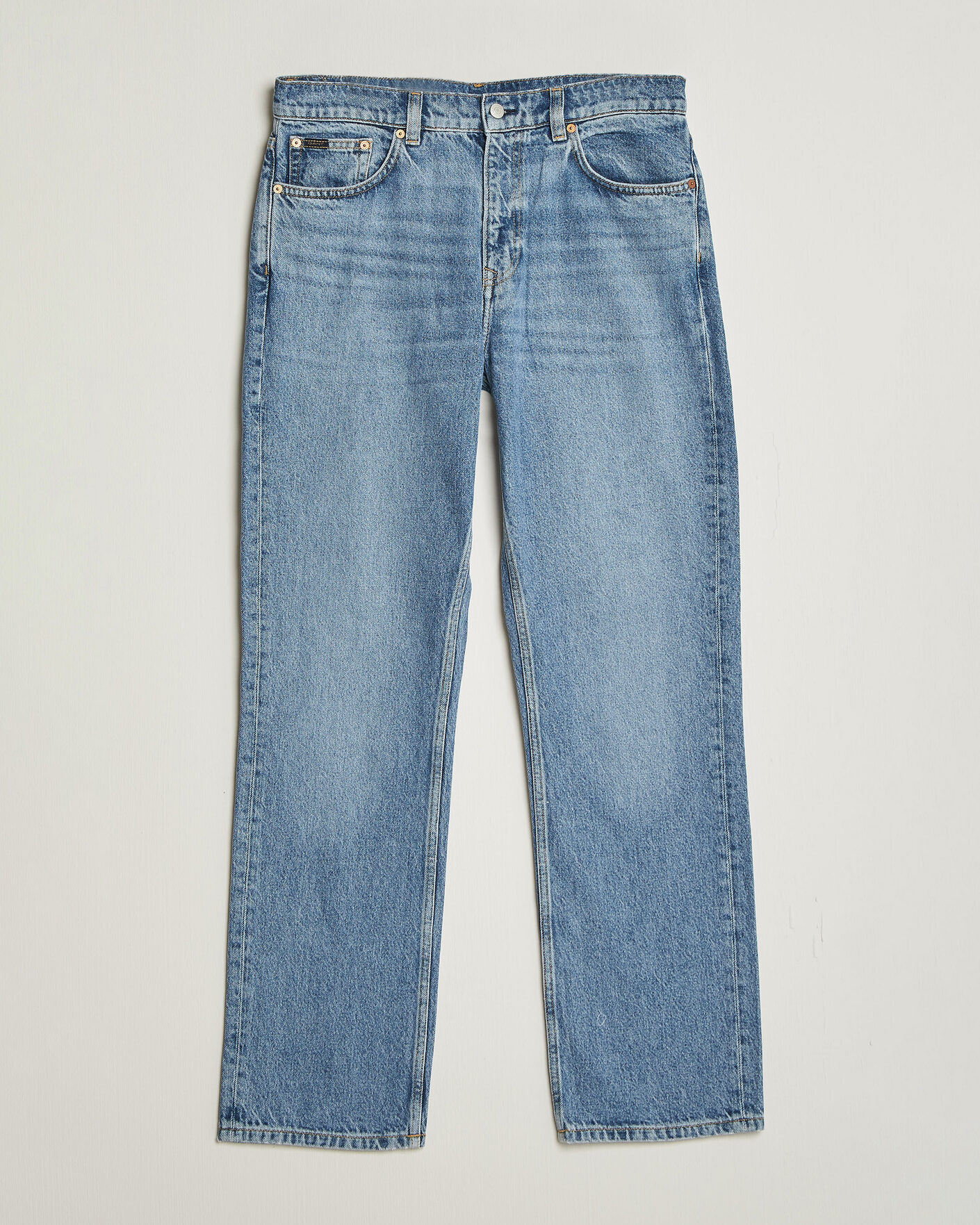 Men | Jeans | Gant | Straight Fit Jeans Mid Blue Broken In