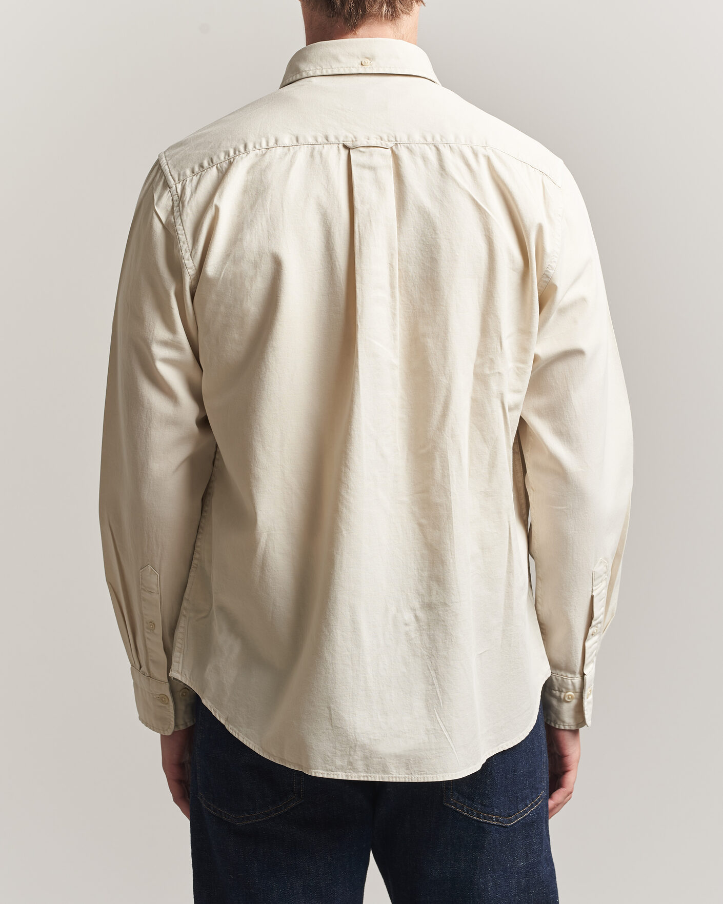 Men | Shirts | Gant | Regular Fit Garment Dyed Twill Shirt Sand