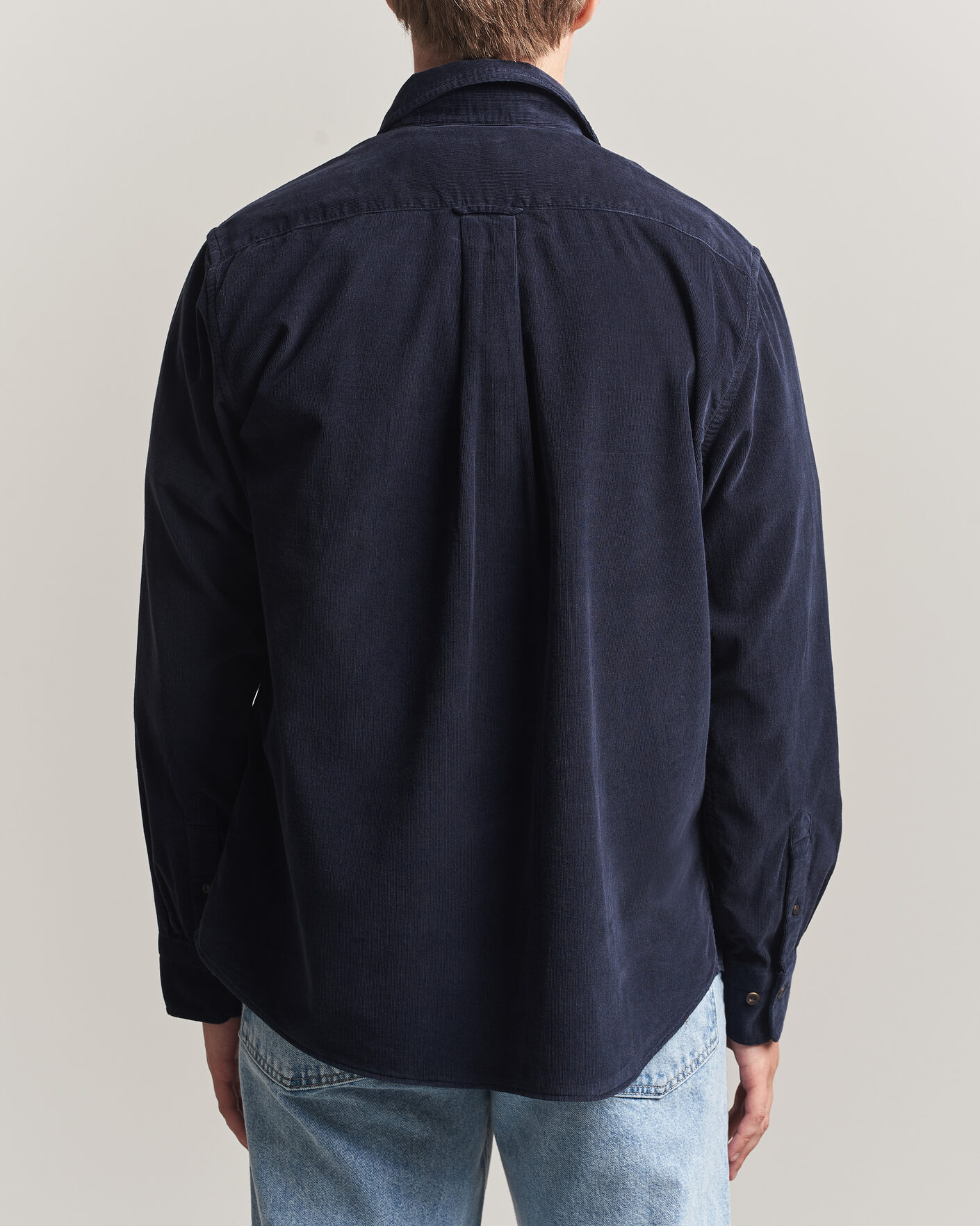 Men | Shirts | Gant | Regular Fit Baby Cord Shirt Evening Blue