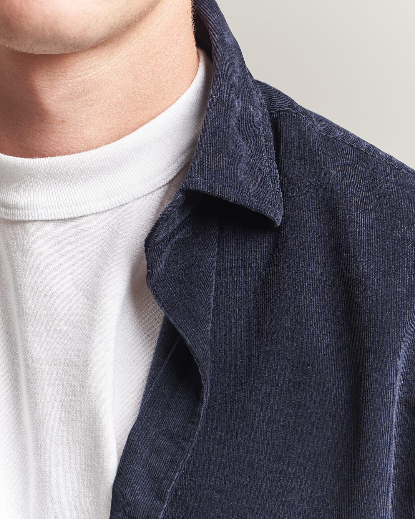 Men | Shirts | Gant | Regular Fit Baby Cord Shirt Evening Blue
