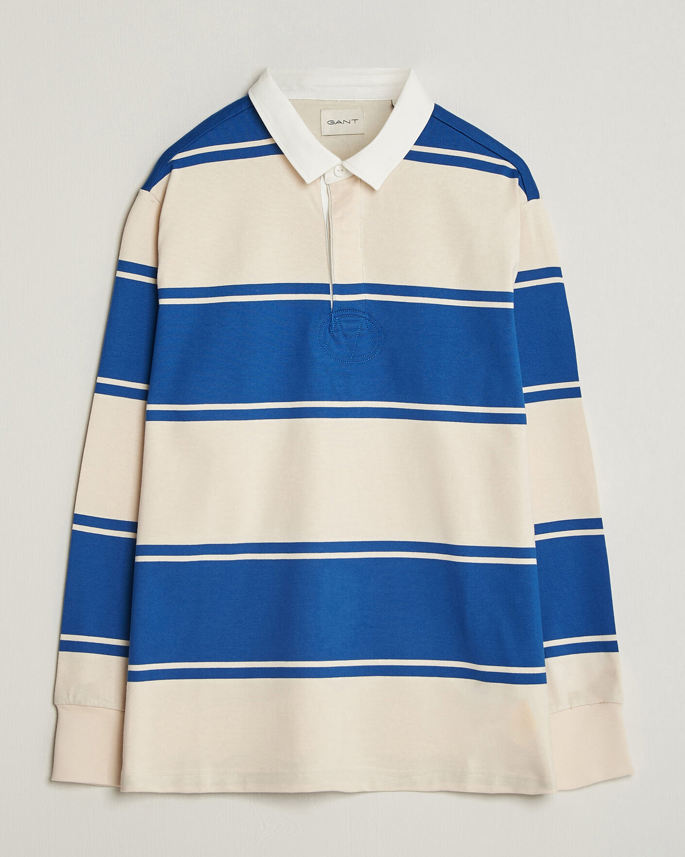 Men | Sweaters & Knitwear | Gant | Striped Rugger Nautical Blue