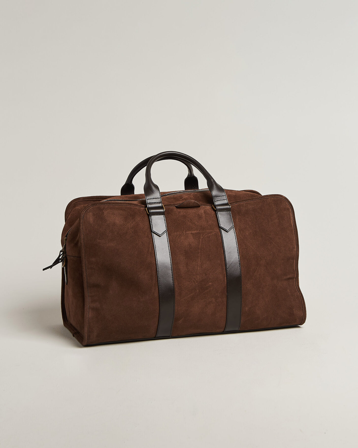 Men | Bags | Gant | Suede Duffle Bag Soil Brown