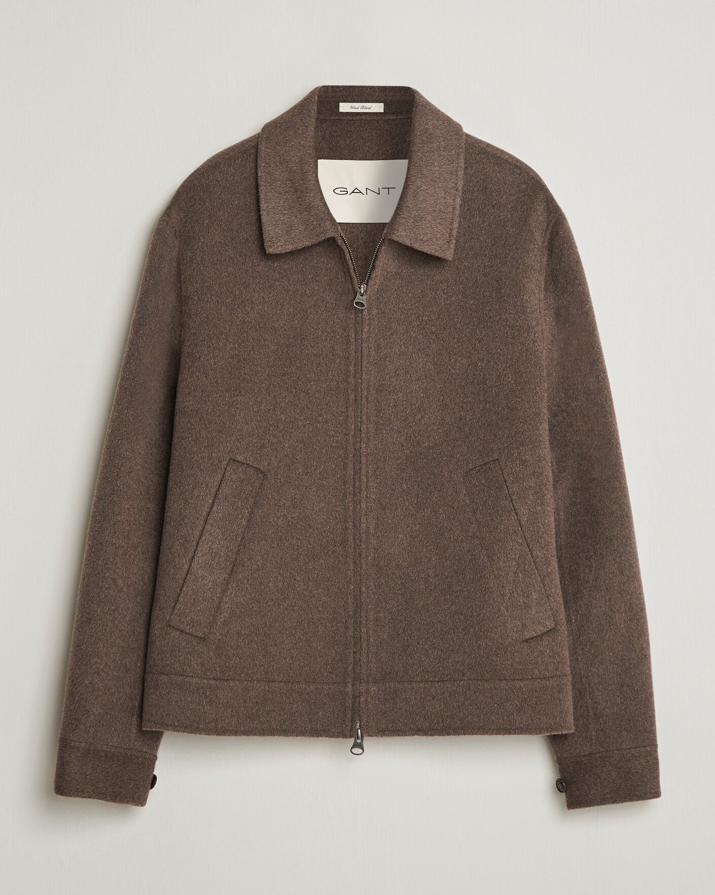 Men | Coats & Jackets | Gant | Handstitched Wool/Cashmere Jacket Shadow Brown