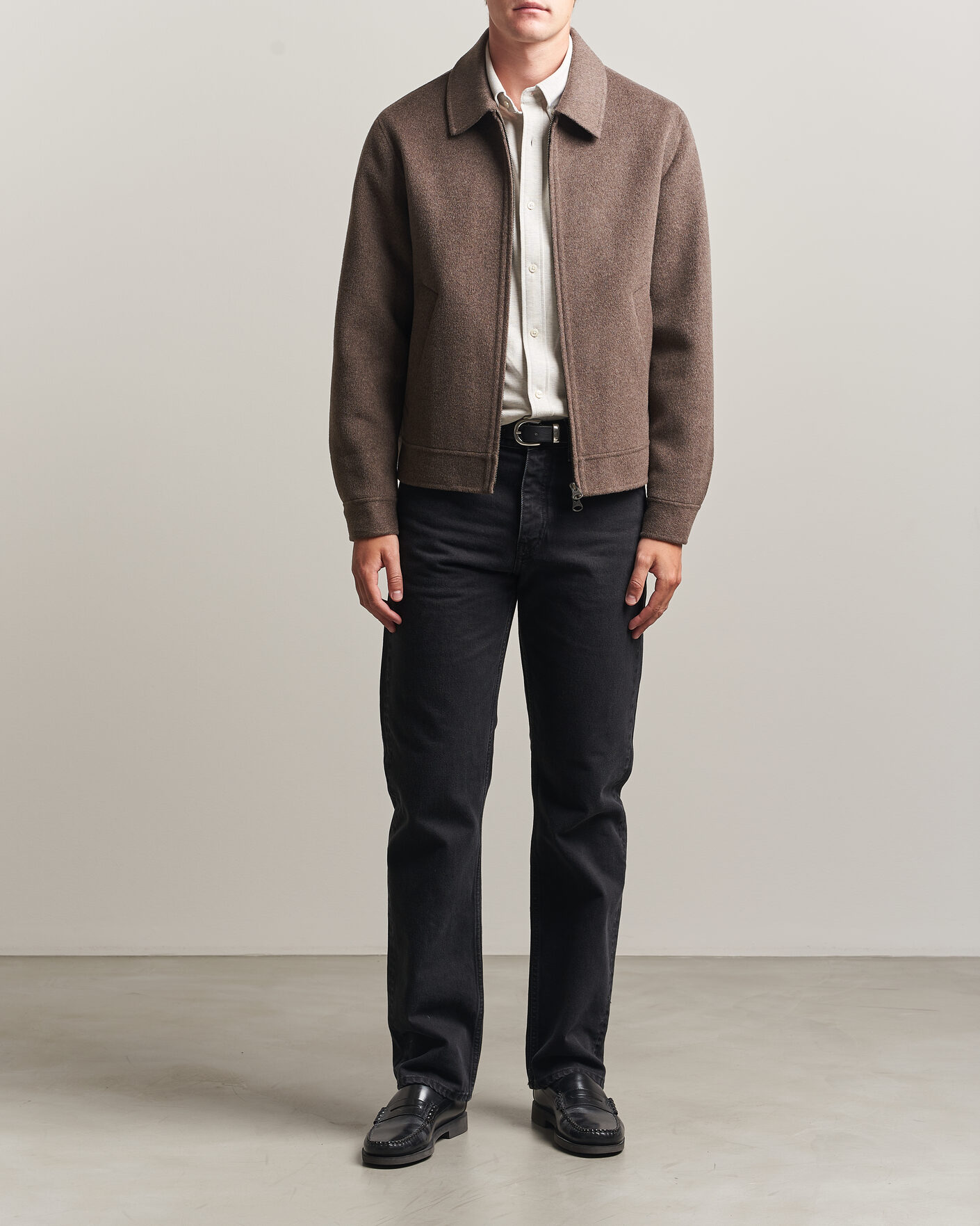 Men | Coats & Jackets | Gant | Handstitched Wool/Cashmere Jacket Shadow Brown