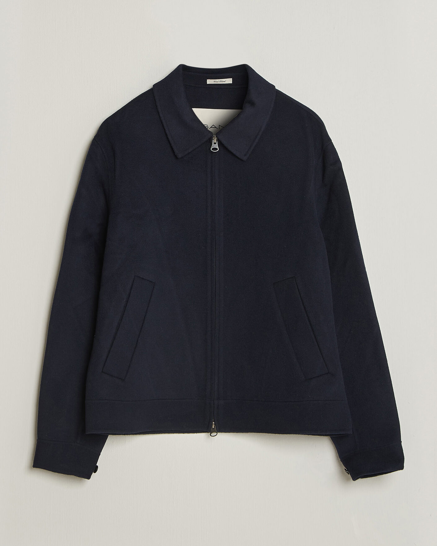 Men | Coats & Jackets | Gant | Handstitched Wool/Cashmere Jacket Evening Blue