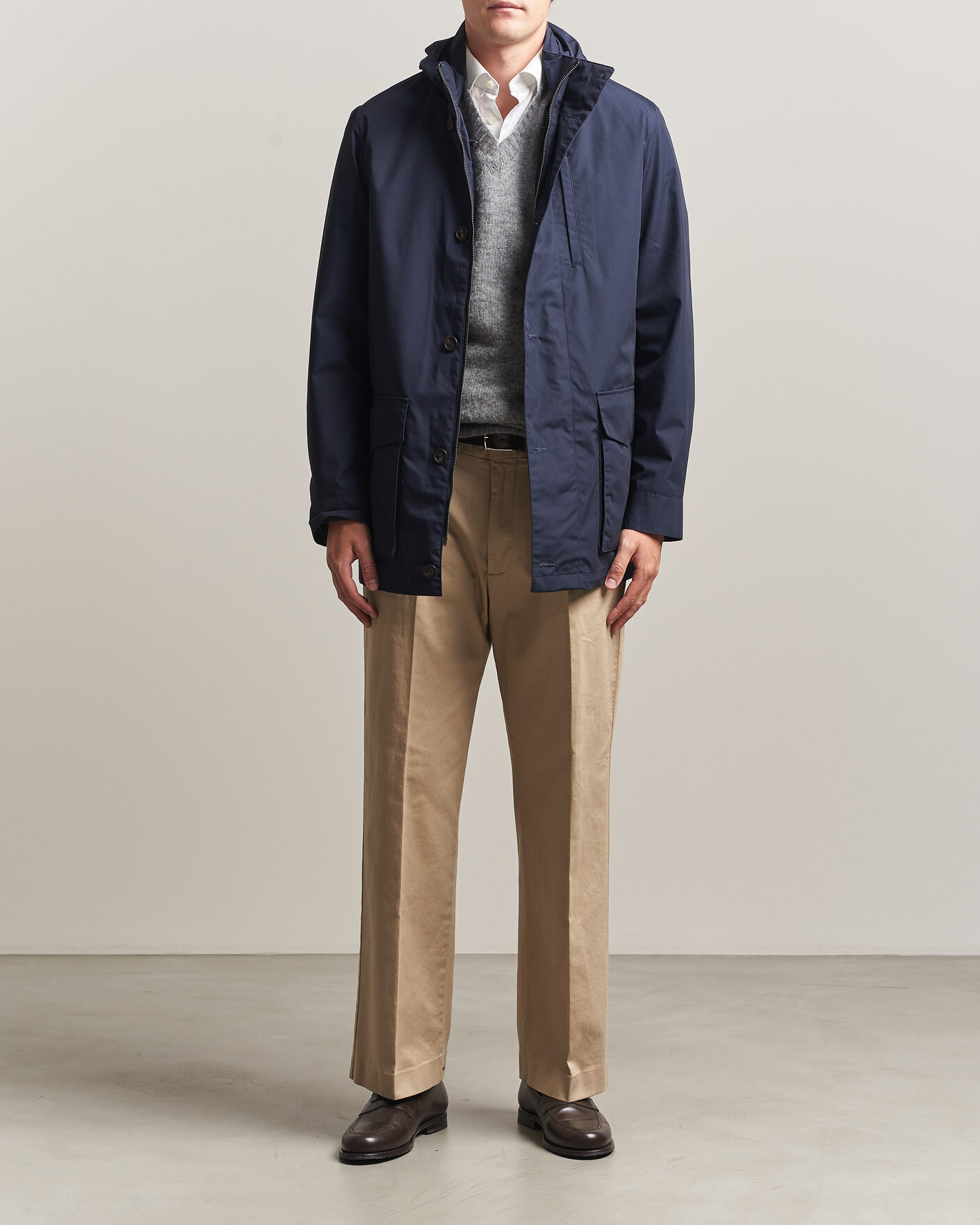 Men | Coats & Jackets | Gant | Double Jacket Evening Blue