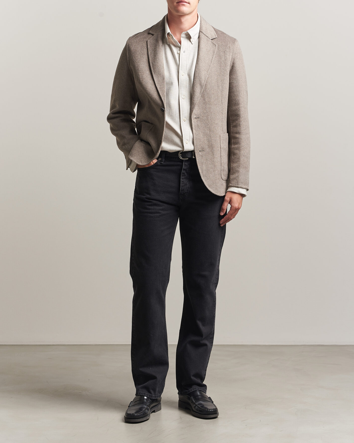 Men | Blazers | Gant | Handstitched Unlined Blazer Mist Taupe
