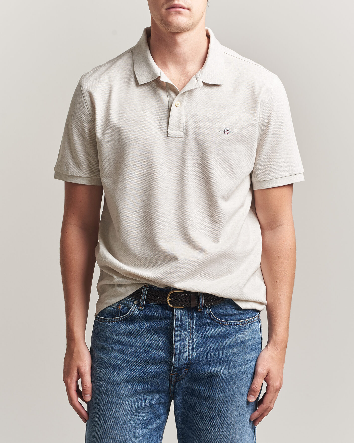Men | Polo Shirts | Gant | The Original Polo Glacier Melange