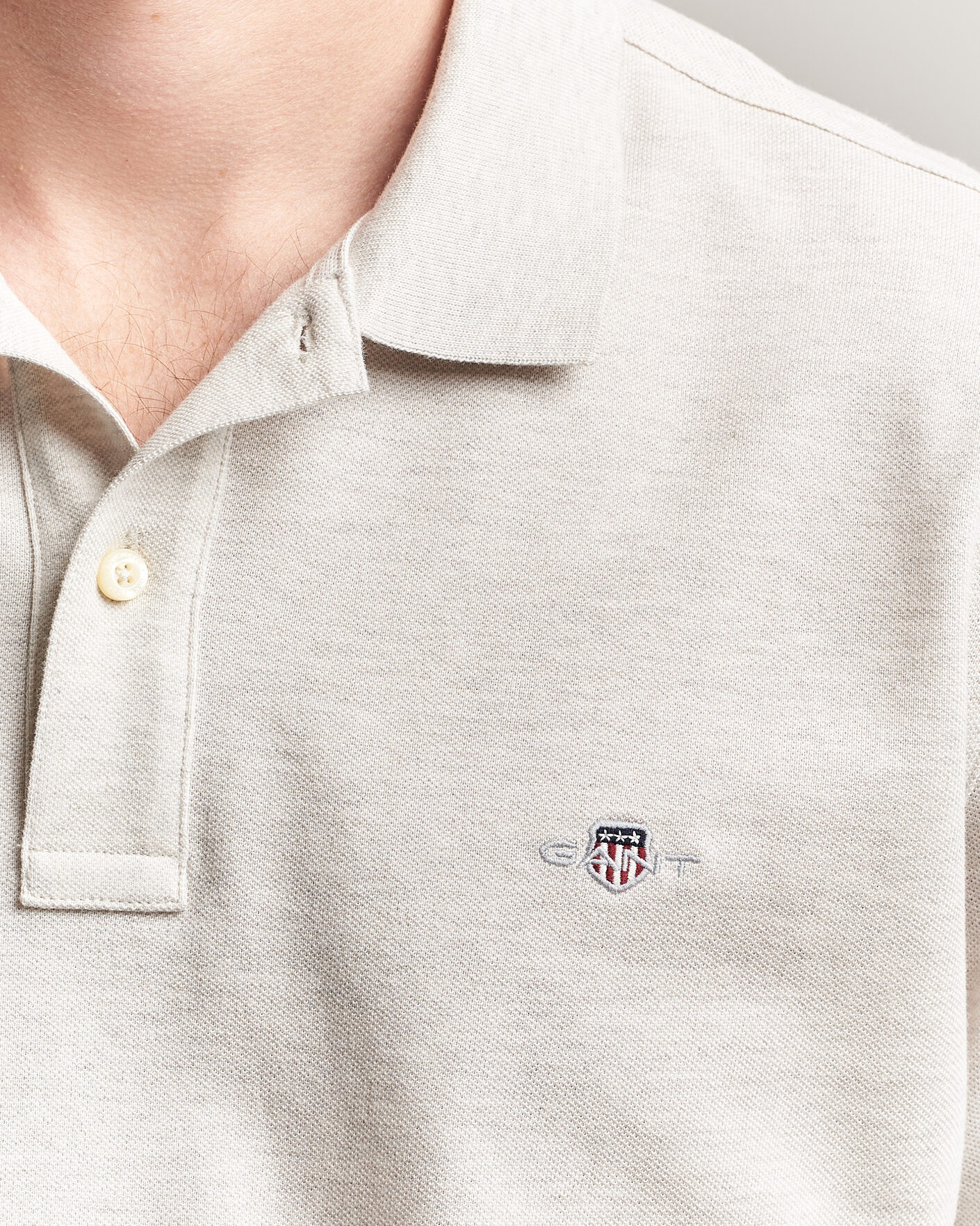 Men | Polo Shirts | Gant | The Original Polo Glacier Melange
