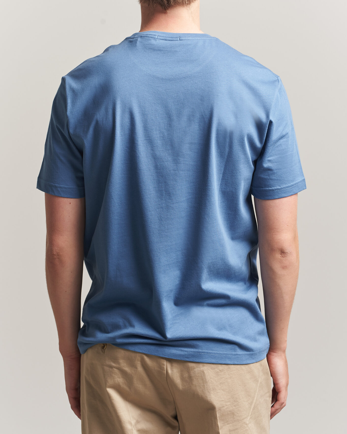 Men | T-Shirts | Gant | The Original T-Shirt Blue Horizon
