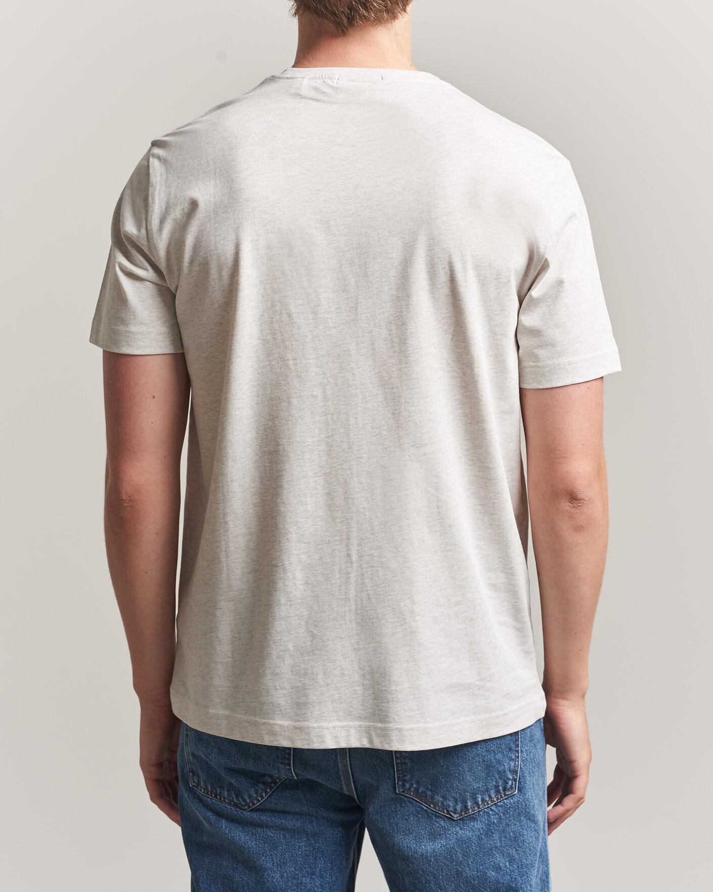 Men | T-Shirts | Gant | The Original T-Shirt Glacier Melange