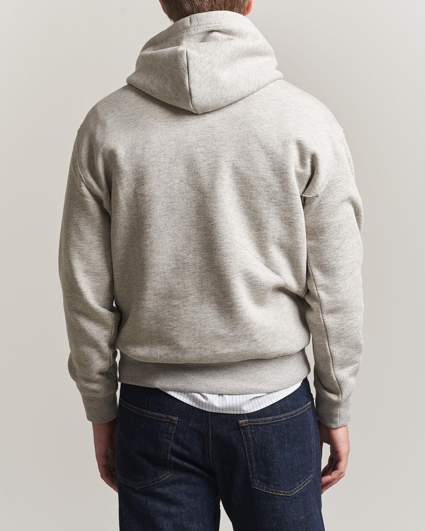 Men | Sweaters & Knitwear | Gant | YALE Hoodie Grey Melange