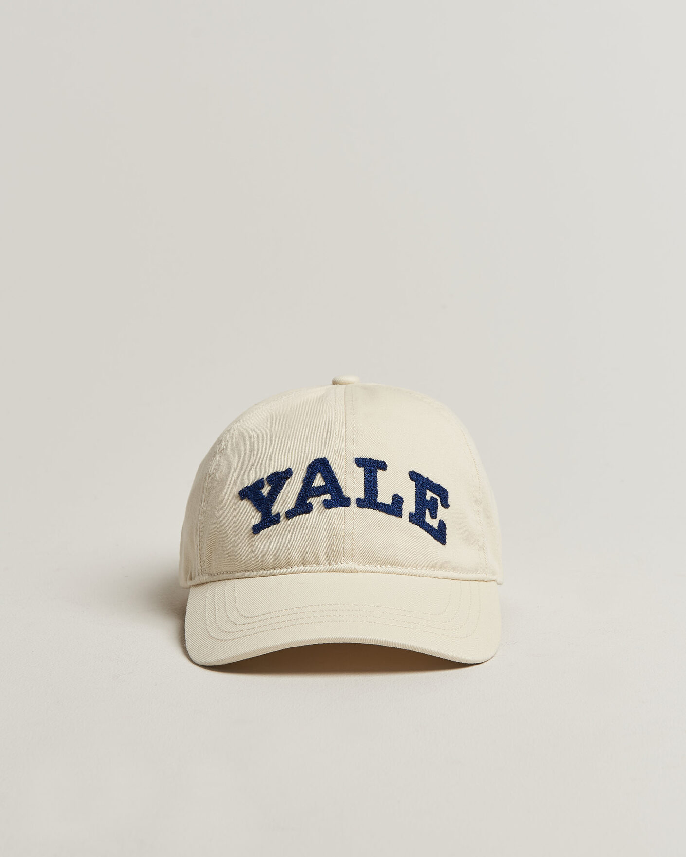 Men | Hats & Caps | Gant | YALE Heavy Washed Cotton Twill Cap Cream