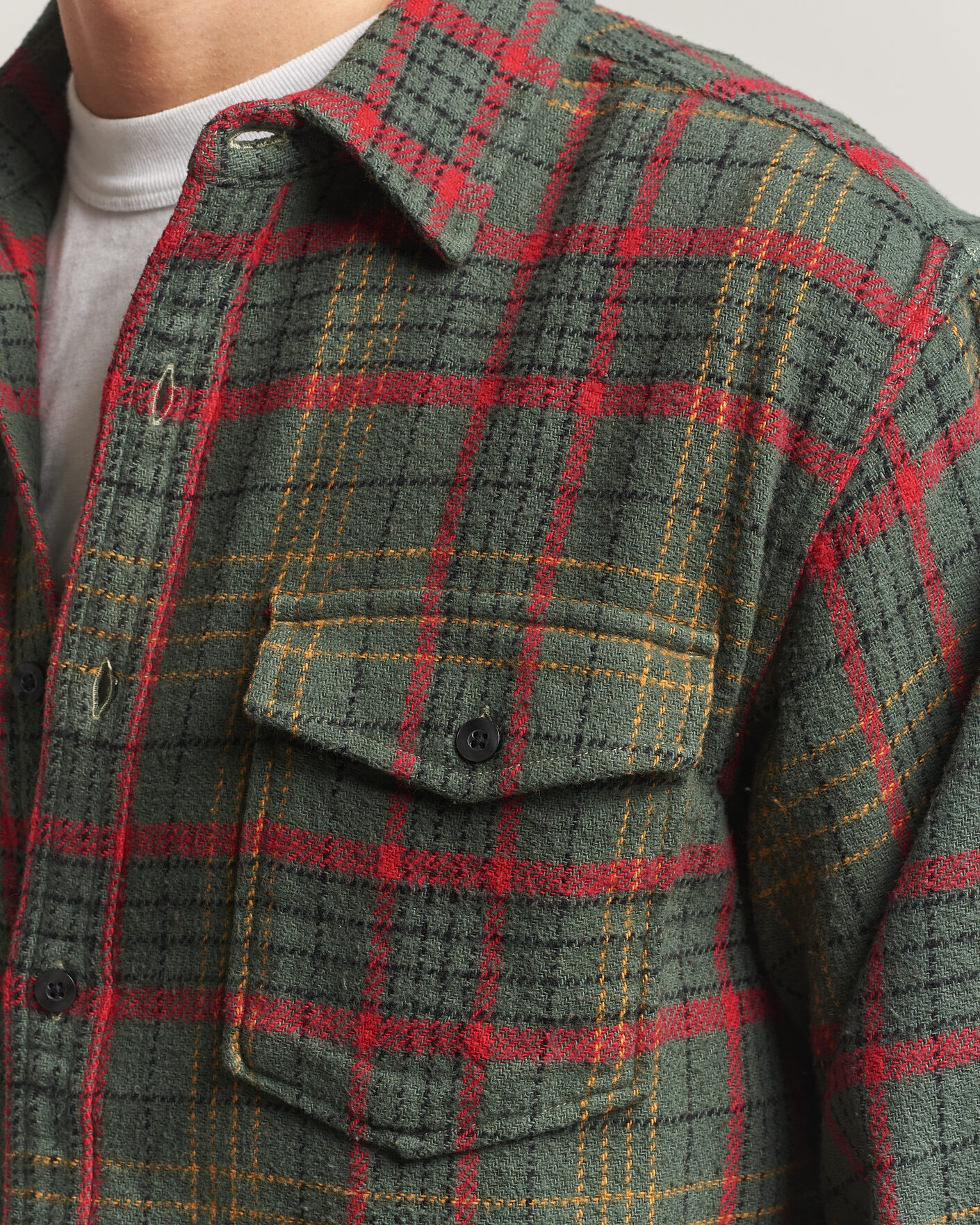 Men | Shirts | Pendleton | Big Pocket Shirt Green