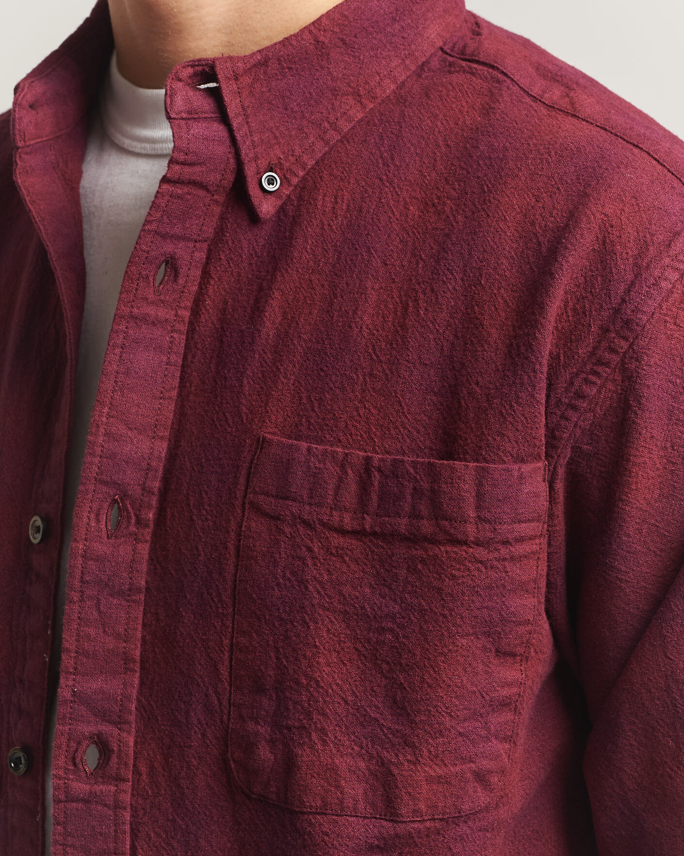 Men | Shirts | Pendleton | Flannel Button Down Shirt Maroon Plaid