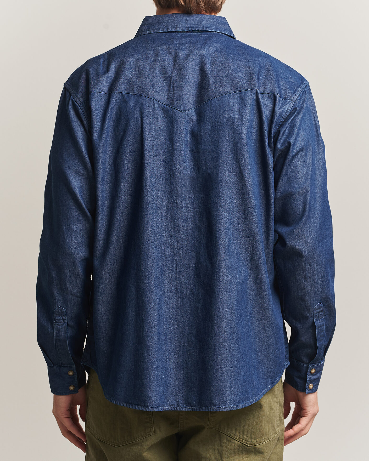 Men | Shirts | Pendleton | Chandler Western Shirt Indigo Chambray