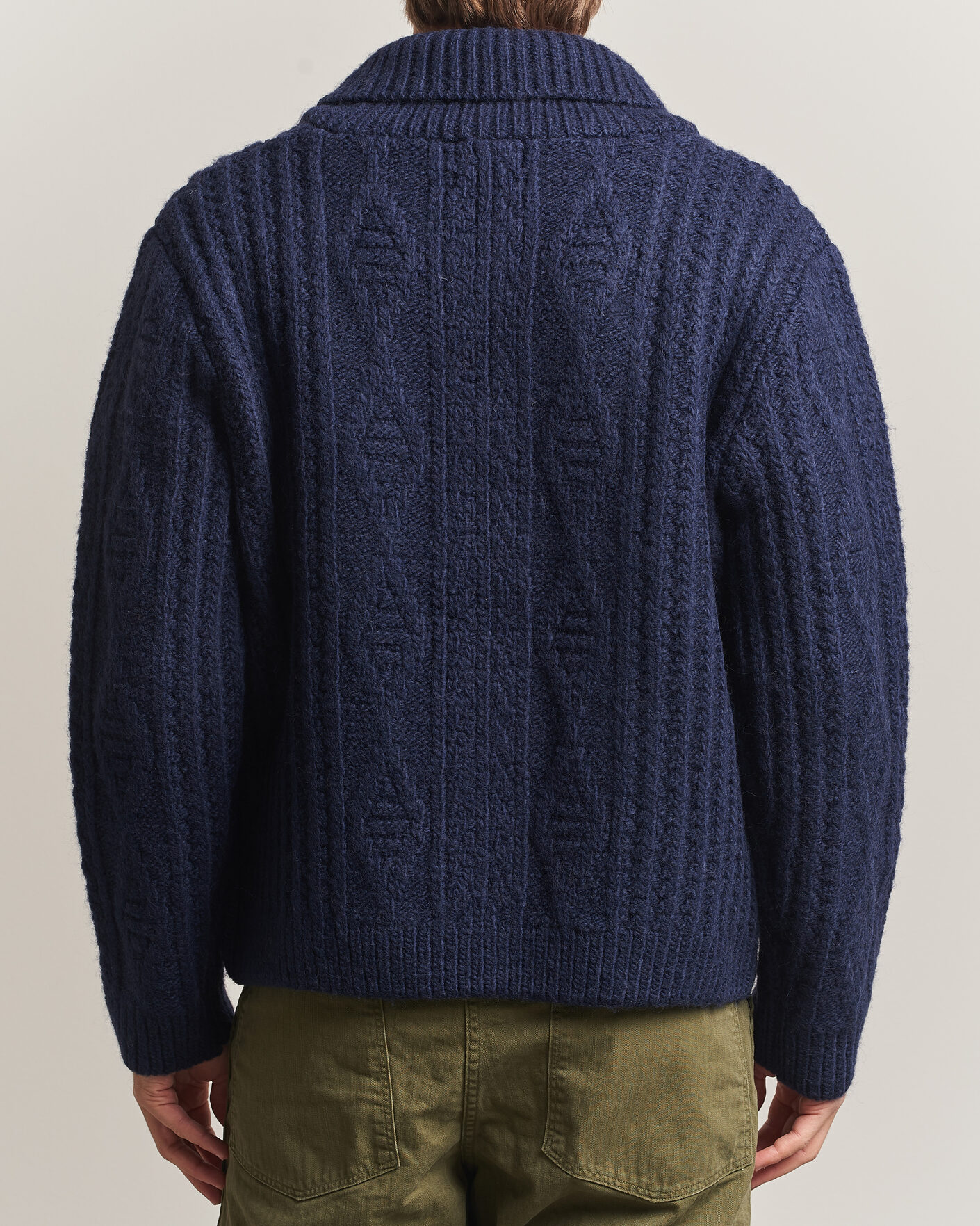 Men | Sweaters & Knitwear | Pendleton | Hoop Zip Cardigan Navy