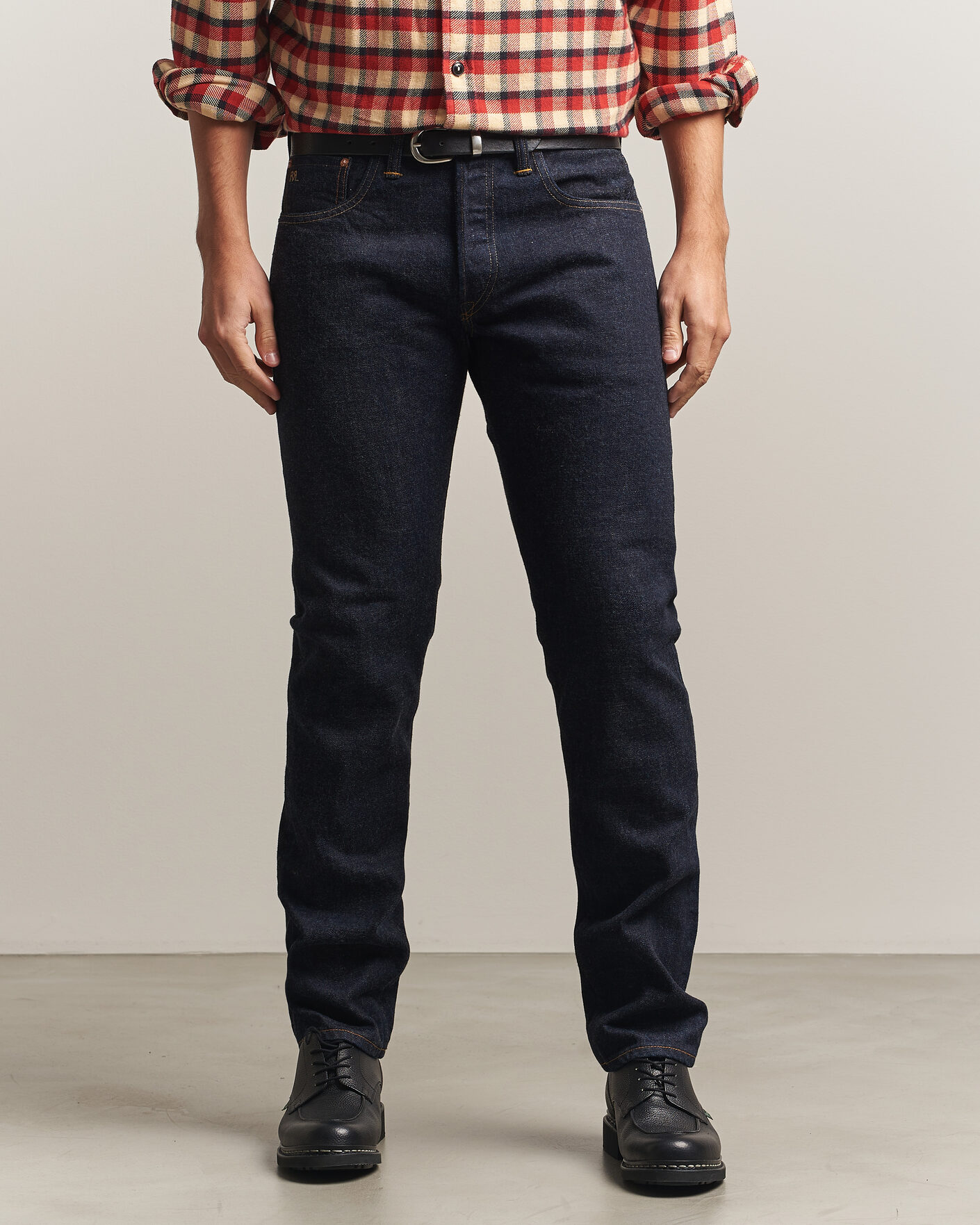 Men | Jeans | RRL | Slim Fit Selvedge Jeans East/West Rinse