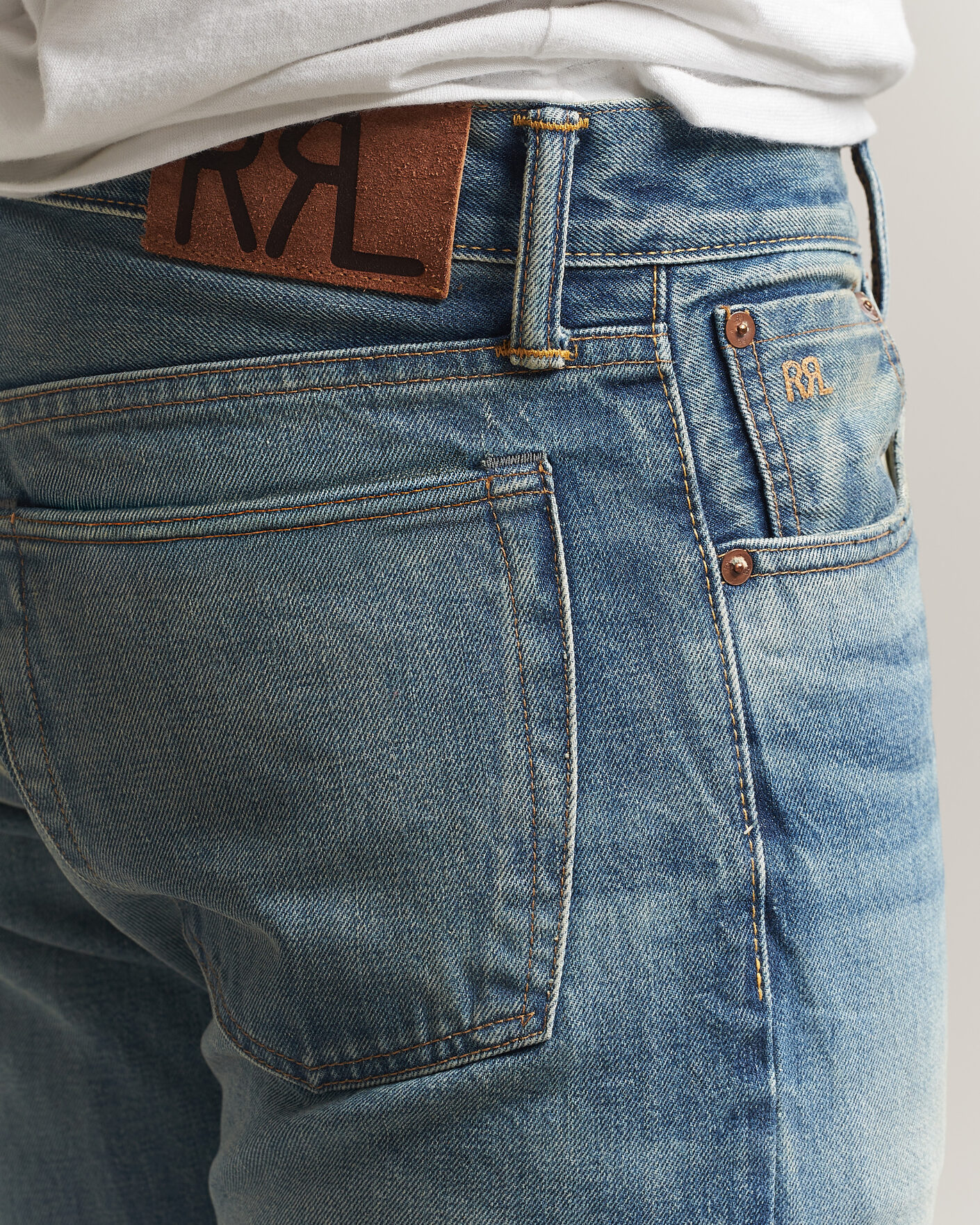 Men | Jeans | RRL | Slim Fit Selvedge Jeans Clearford Wash