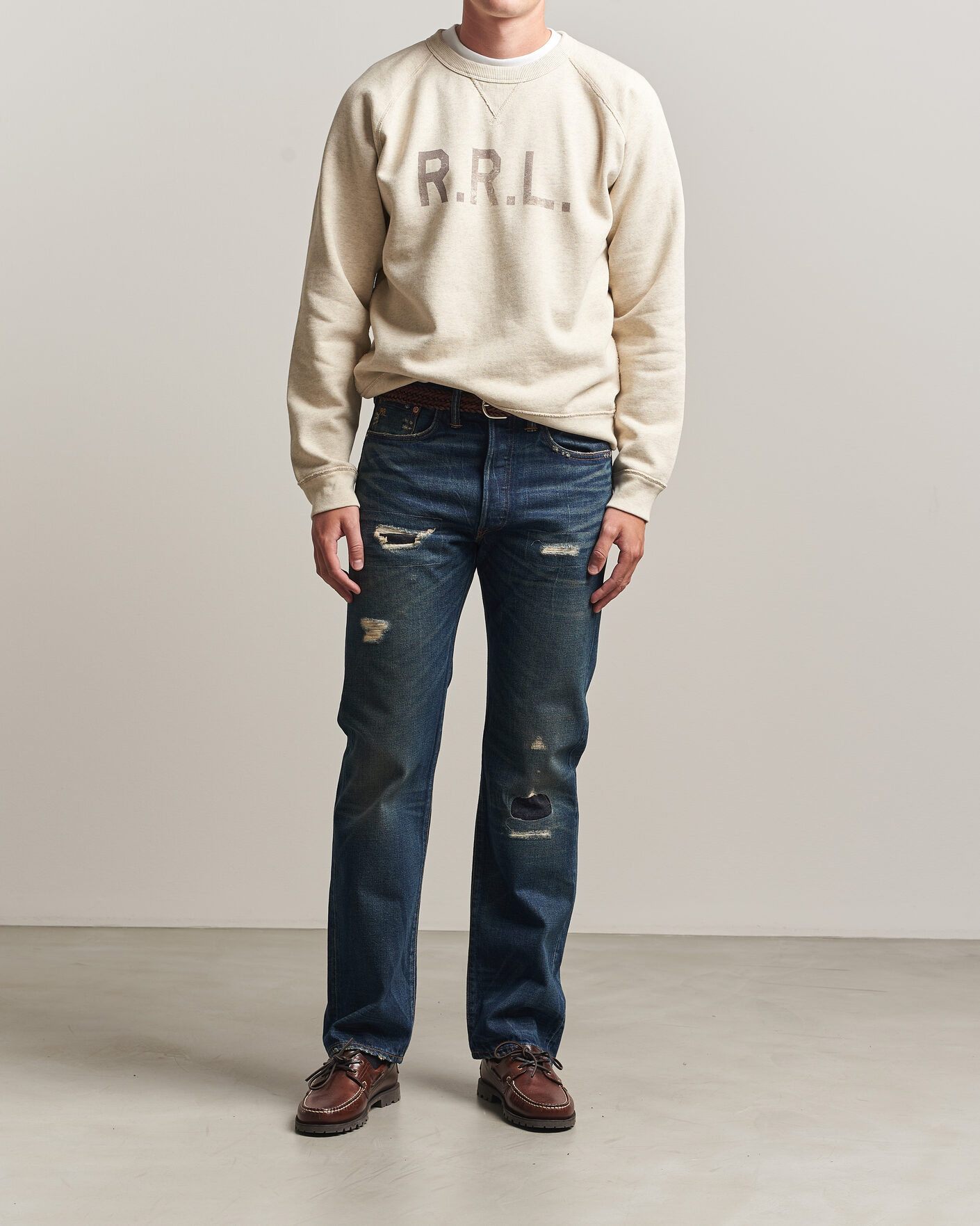 Men | Jeans | RRL | Straight Leg Selvedge Jeans Hawley Wash