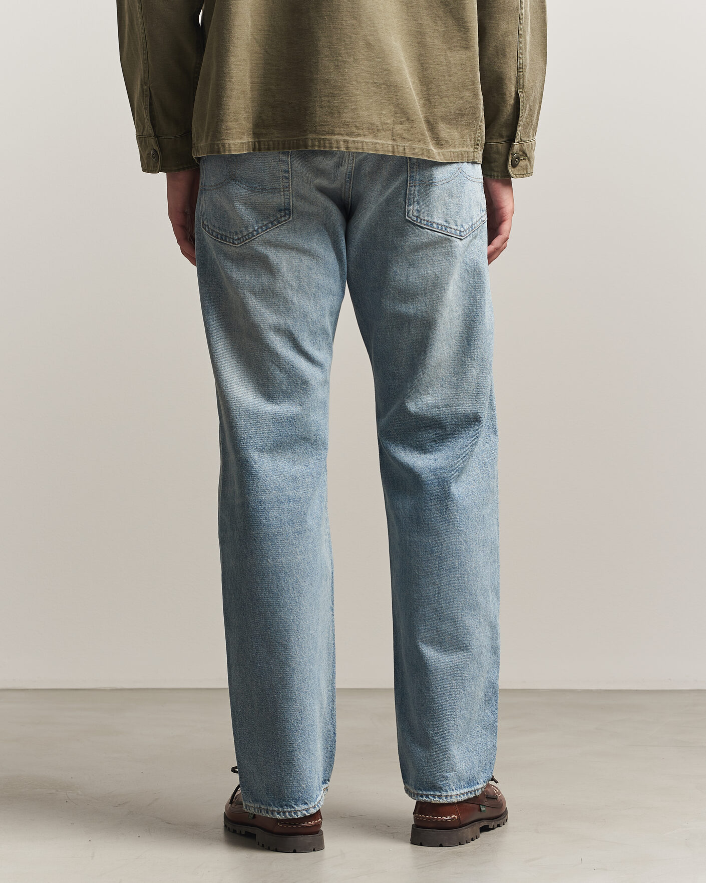 Men | Jeans | RRL | Vintage Fit Distressed Jeans Bridgeview Wash