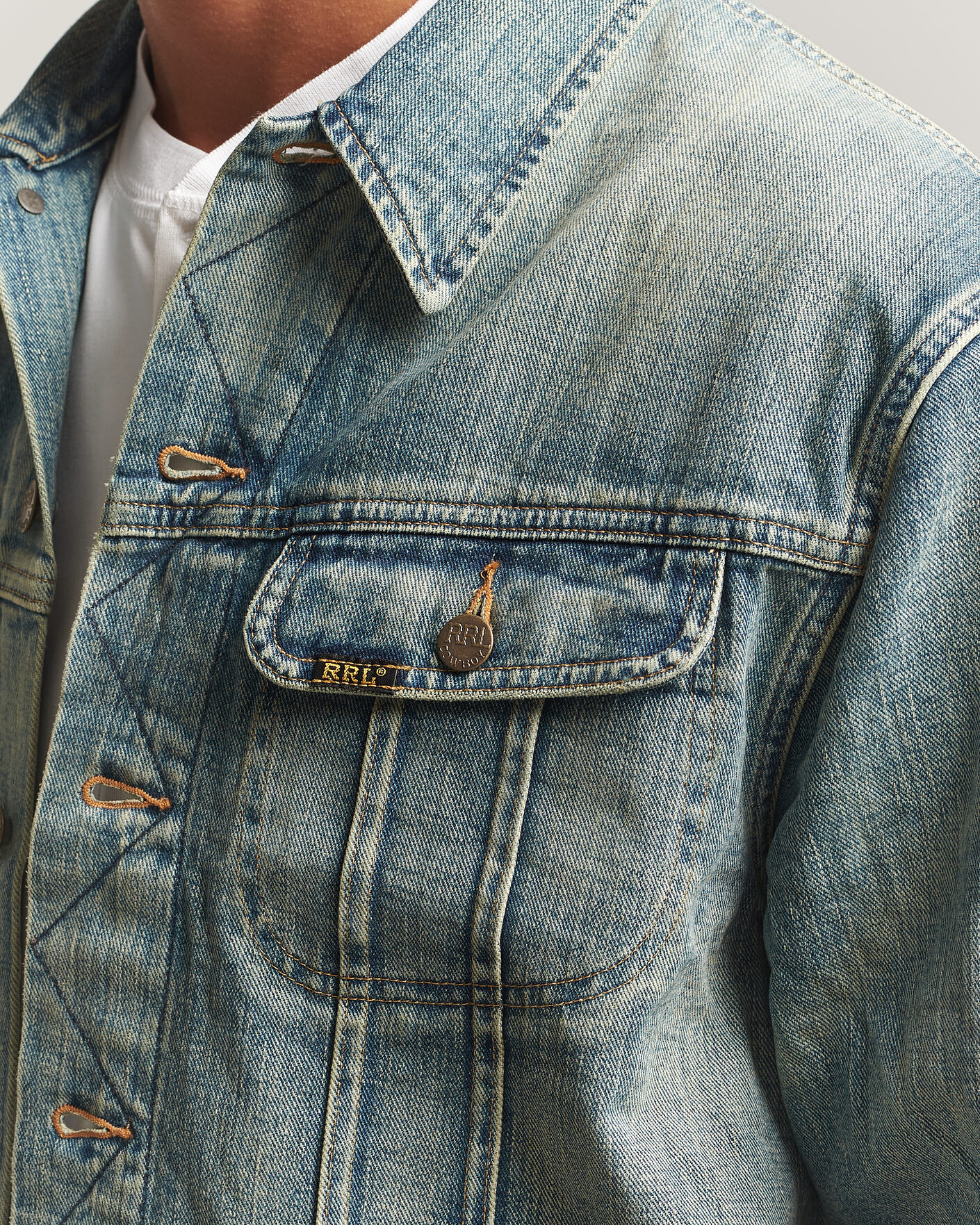 Men | Coats & Jackets | RRL | Lot 271 Denim Jacket Leeland Wash