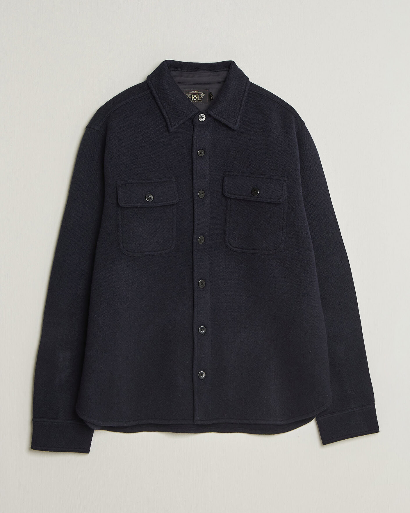 Men | Shirts | RRL | CPO Cardigan Shirt Navy