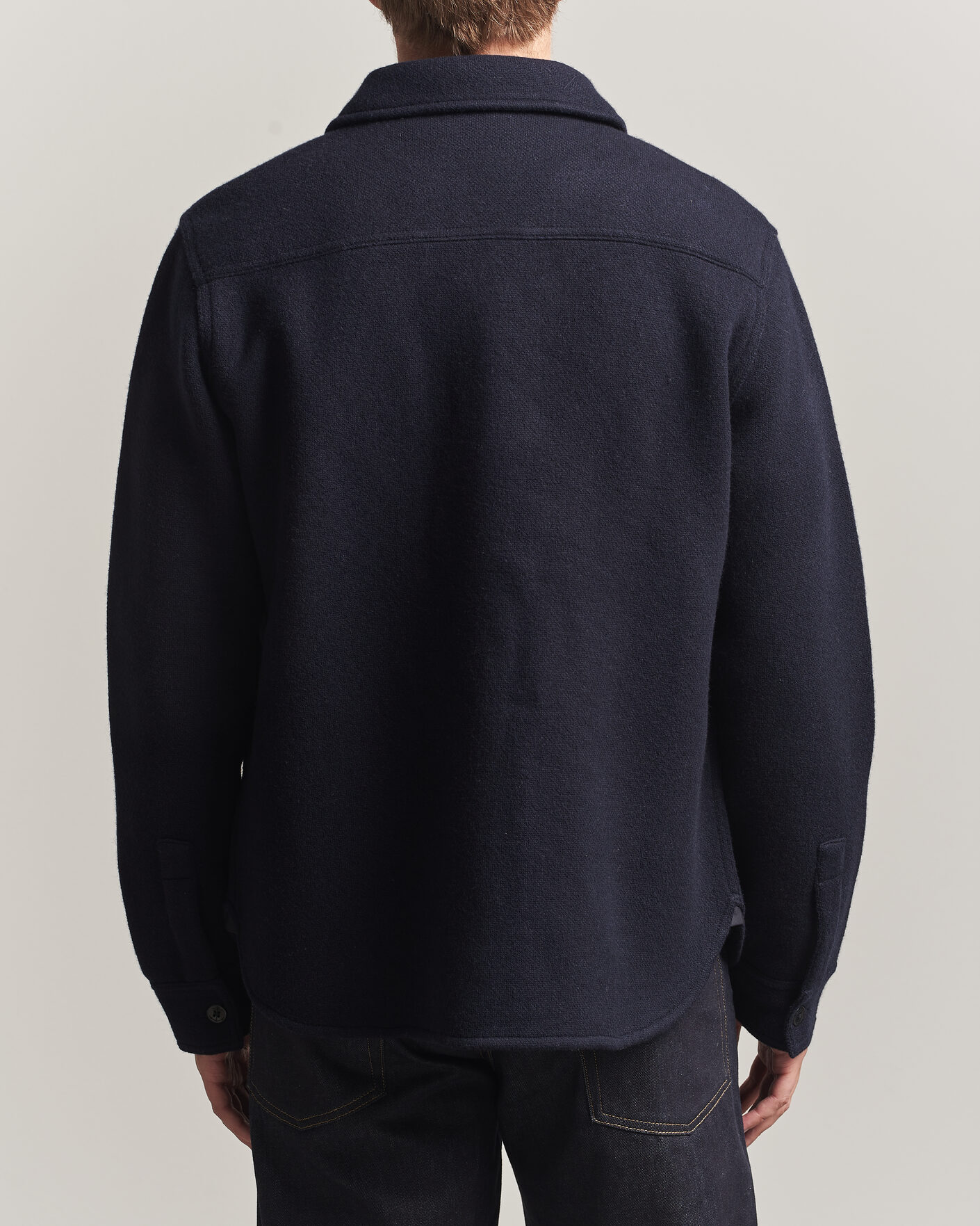 Men | Shirts | RRL | CPO Cardigan Shirt Navy