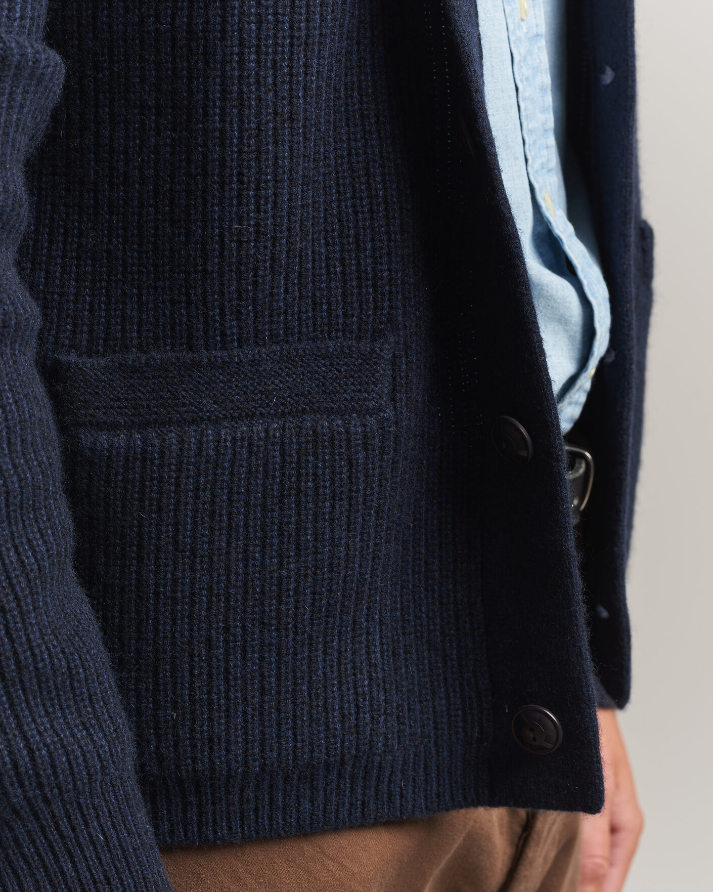 Men | Sweaters & Knitwear | RRL | Cashmere Shawl Collar Cardigan Navy