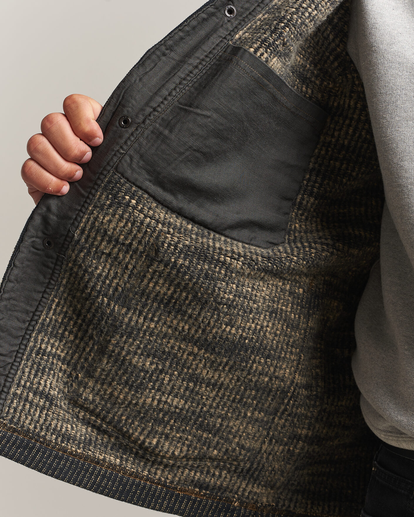 Men | Sweaters & Knitwear | RRL | Charles Cardigan Jacket Charcoal