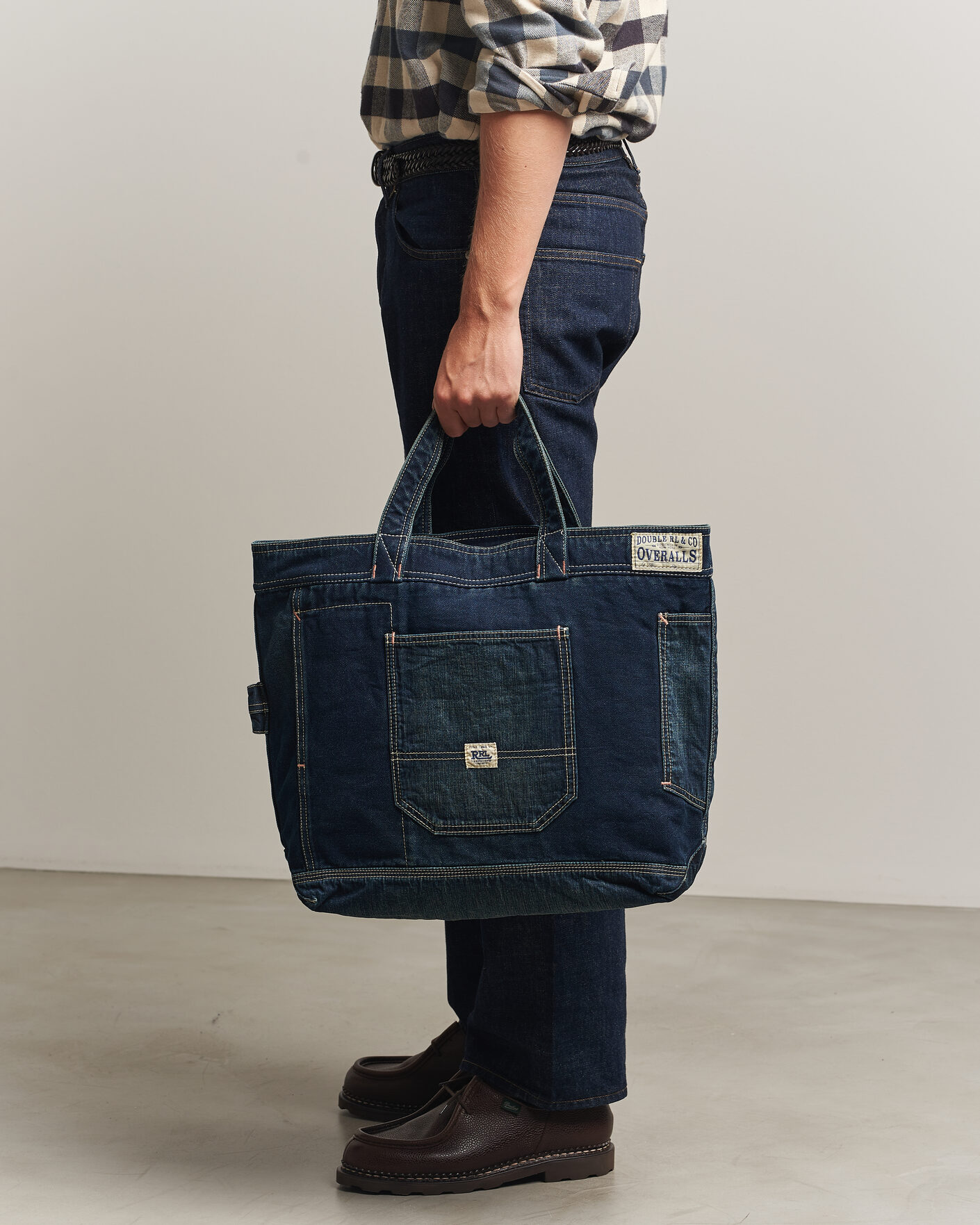 Men | Bags | RRL | Roy Totebag Indigo