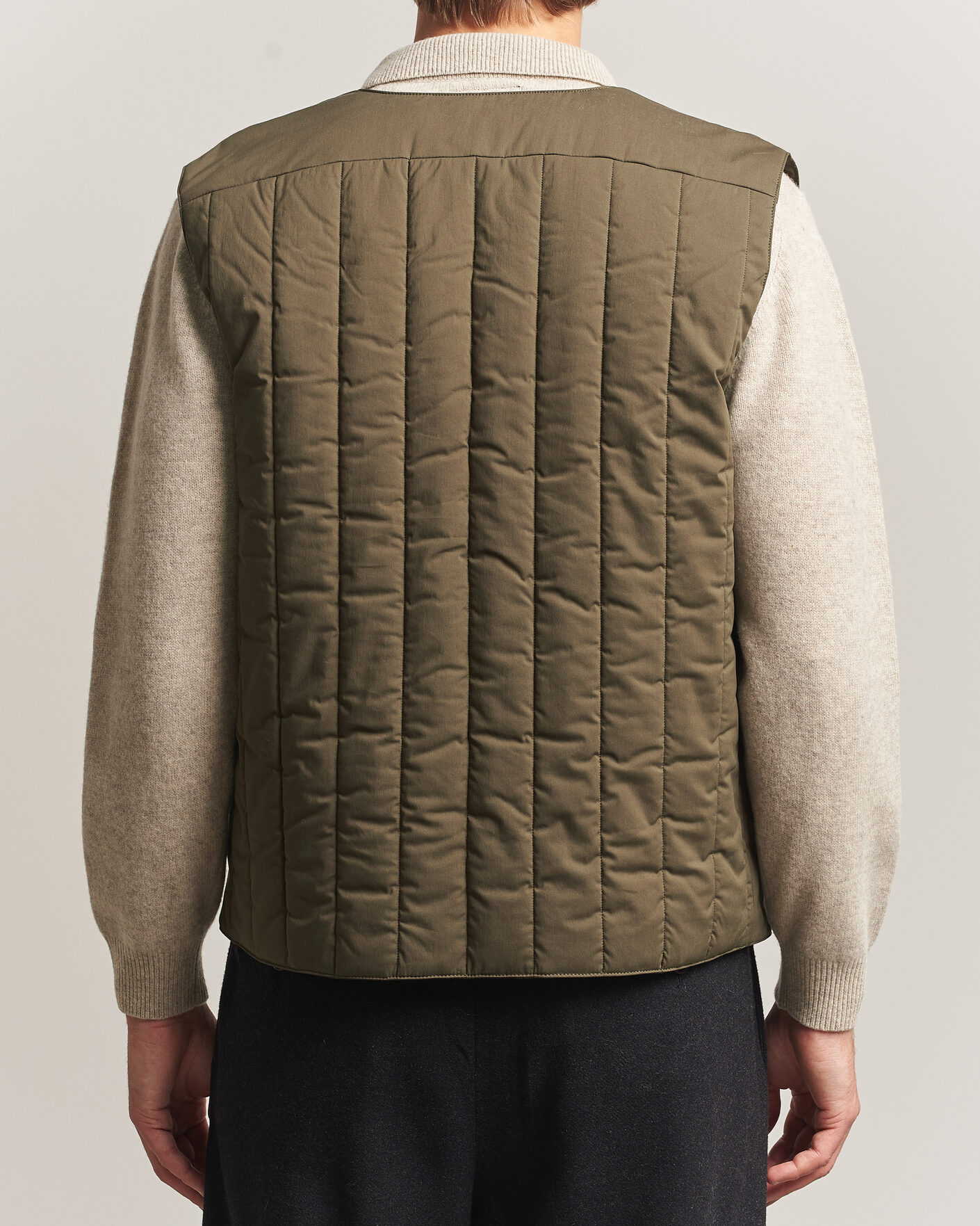 Men | Gilets | Aspesi | Quilted Liner Military
