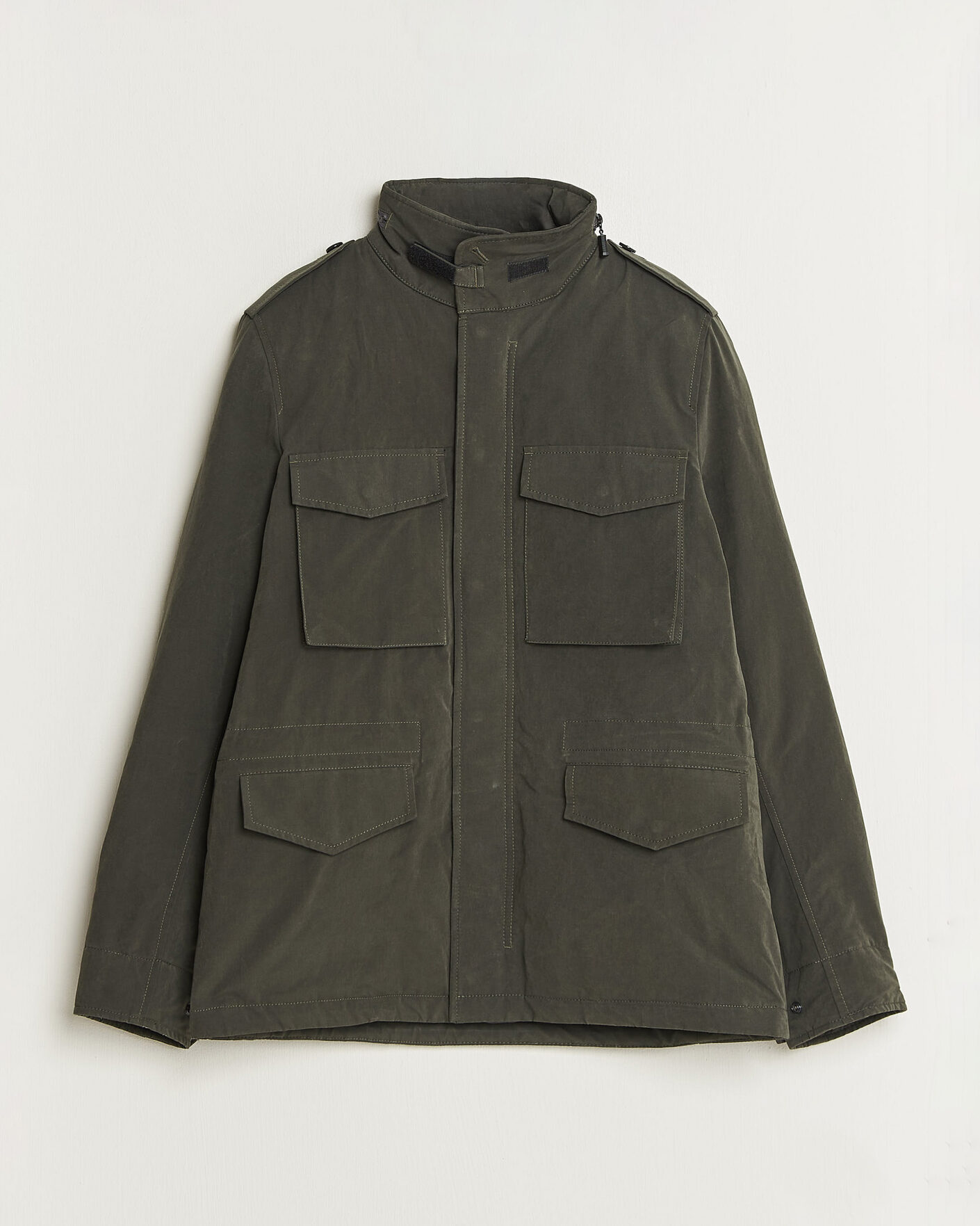 Men | Coats & Jackets | Aspesi | Lined Cotton Field Jacket Grey