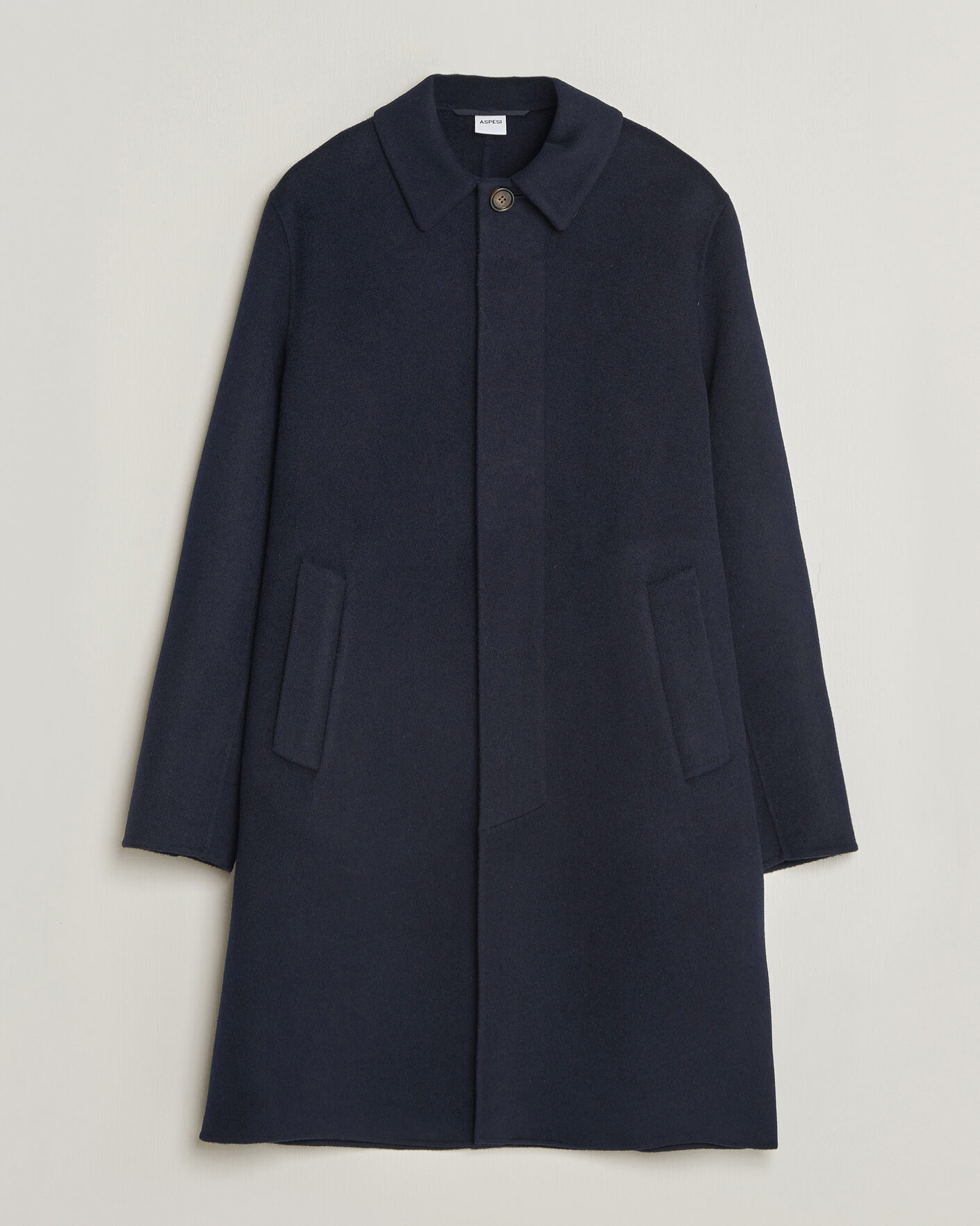 Men | Coats & Jackets | Aspesi | Double Wool Coat Navy