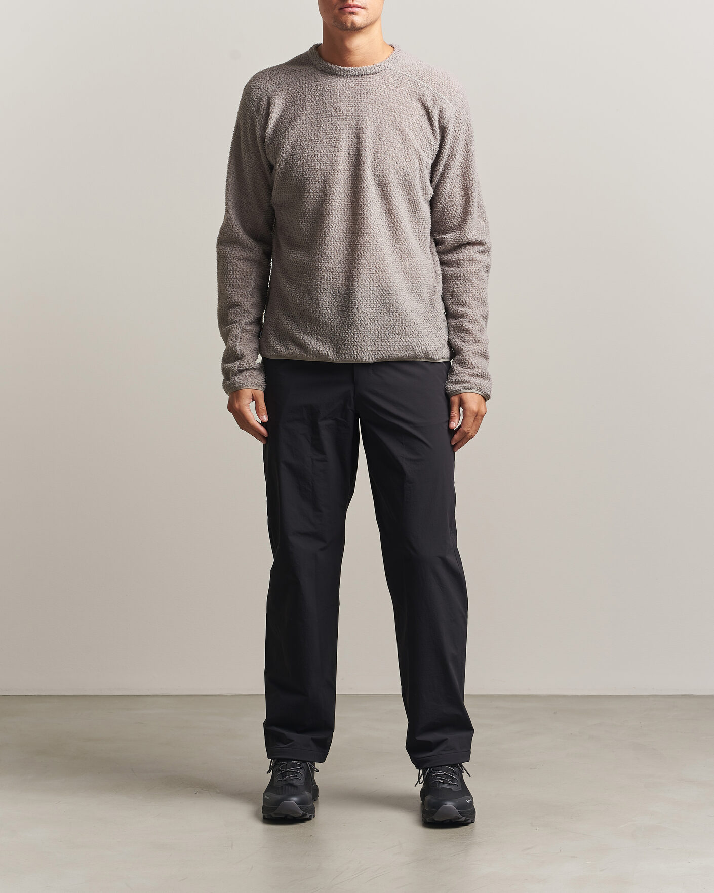 Men | Sweaters & Knitwear | Haglöfs | Vara Alpha Sweater Stone Brick