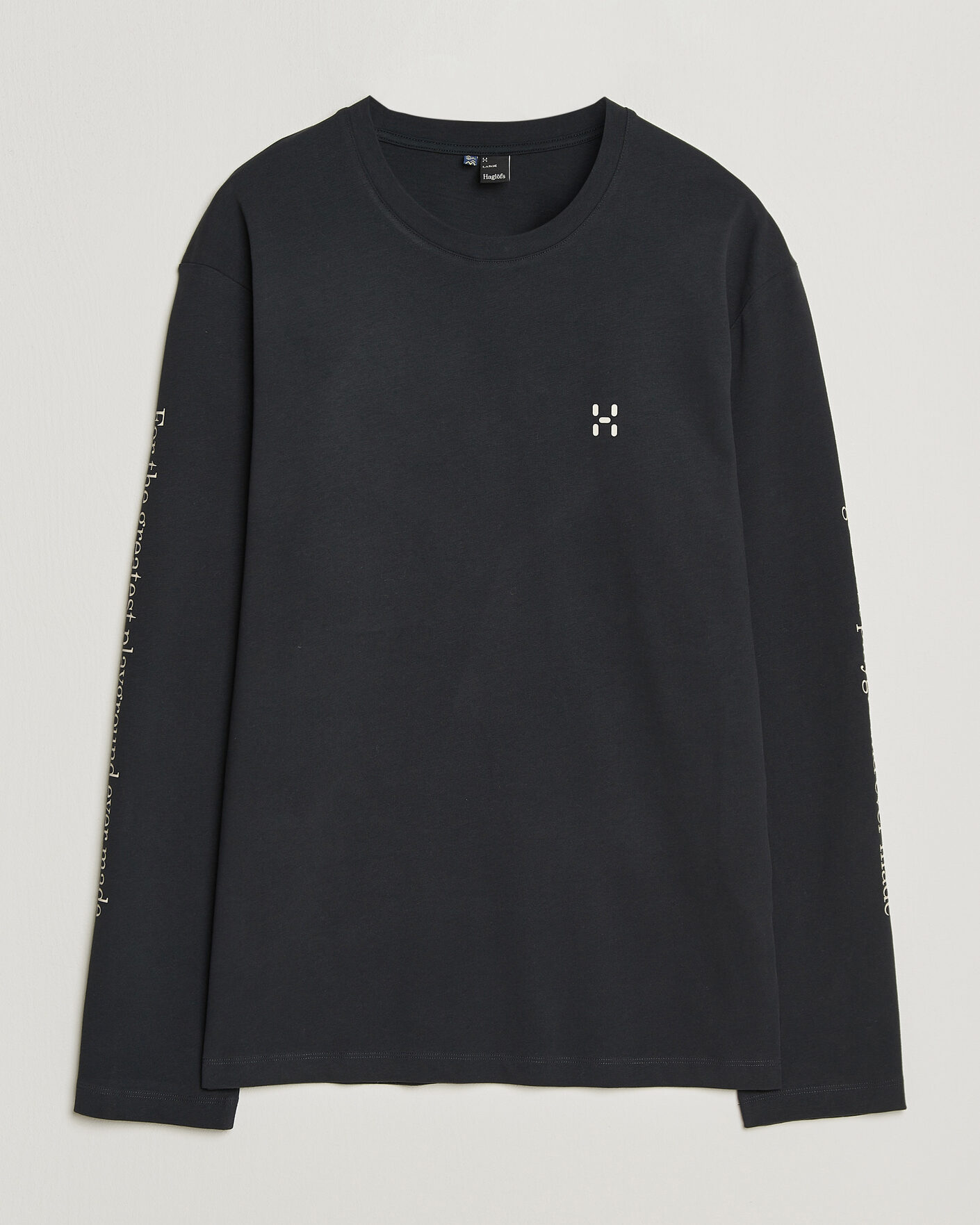 Men | T-Shirts | Haglöfs | Long Sleeve T-Shirt True Black