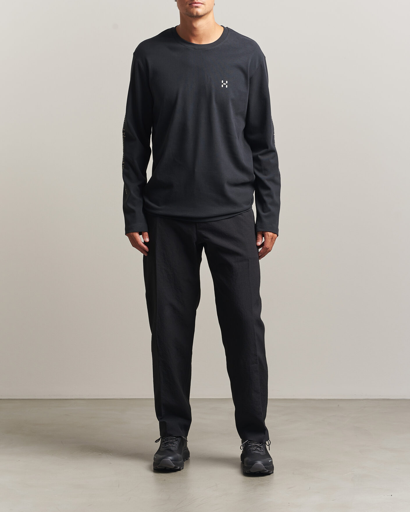 Men | T-Shirts | Haglöfs | Long Sleeve T-Shirt True Black