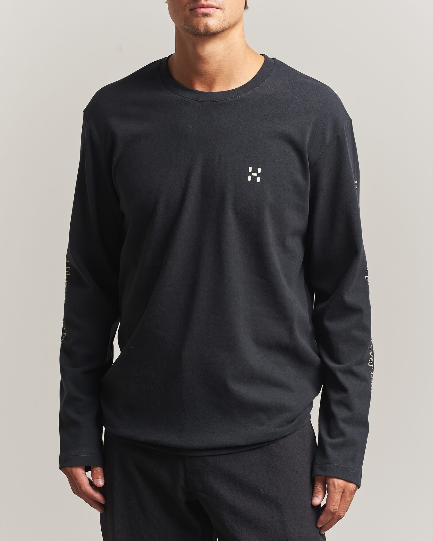 Men | T-Shirts | Haglöfs | Long Sleeve T-Shirt True Black