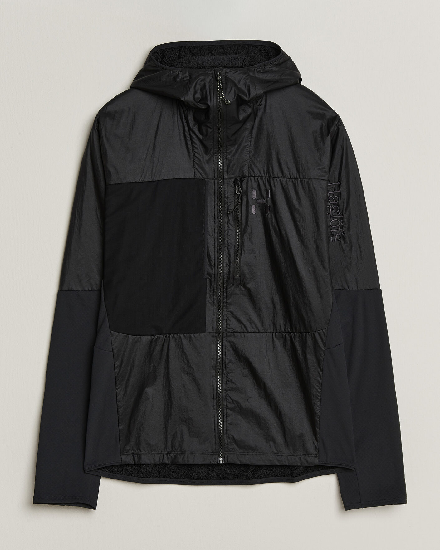 Men | Coats & Jackets | Haglöfs | Nallo Touring Hybrid Mid Layer Jacket True Black