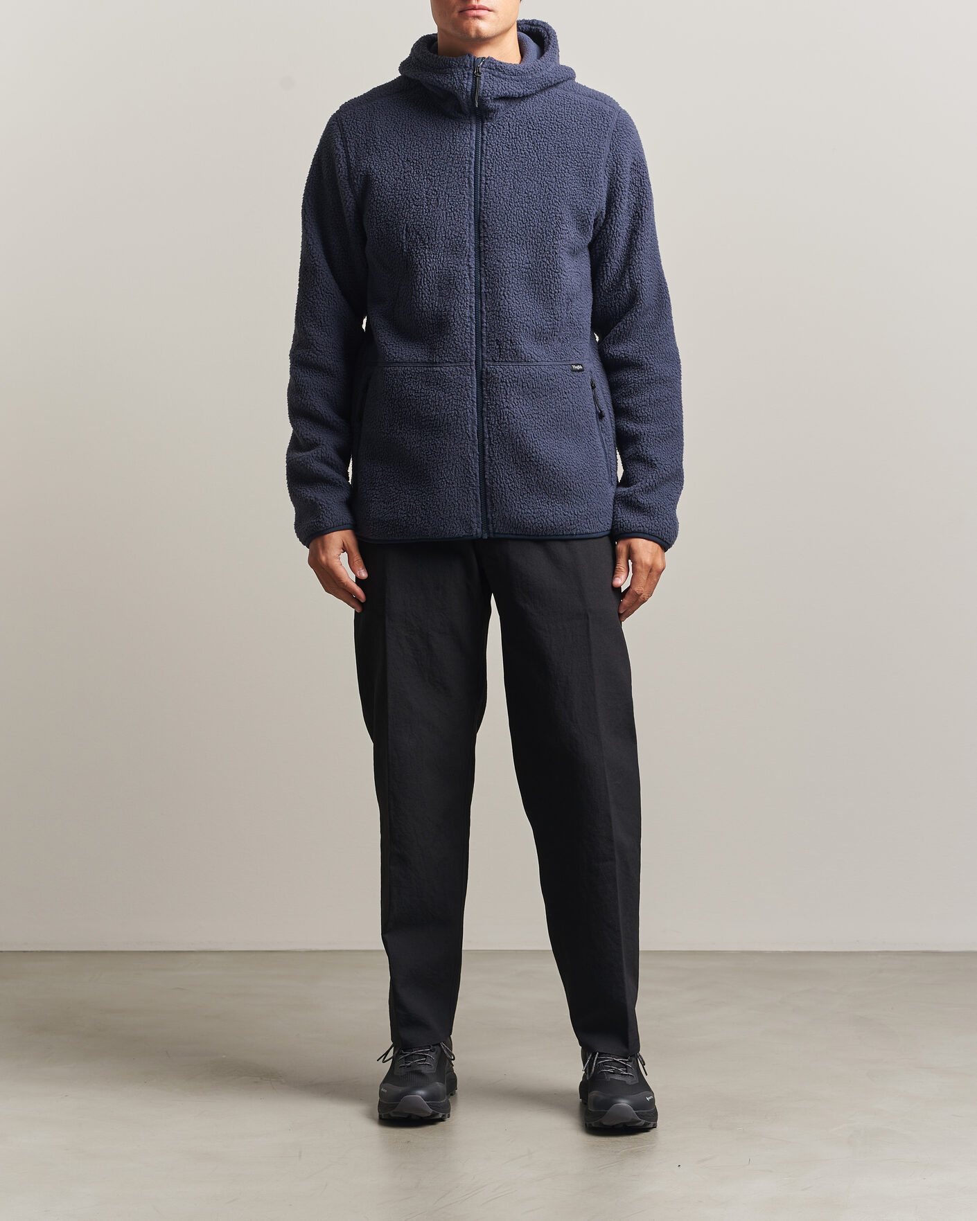 Men | Sweaters & Knitwear | Haglöfs | Funäs Pile Hood Tarn Blue