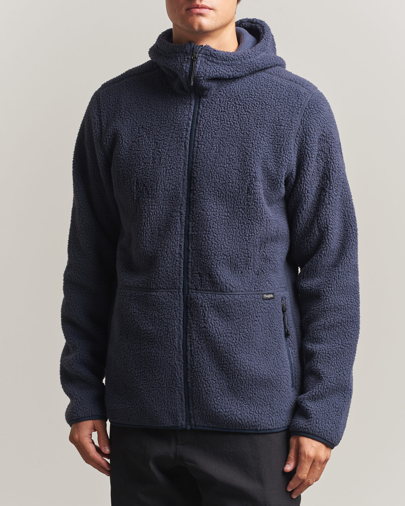 Men | Sweaters & Knitwear | Haglöfs | Funäs Pile Hood Tarn Blue