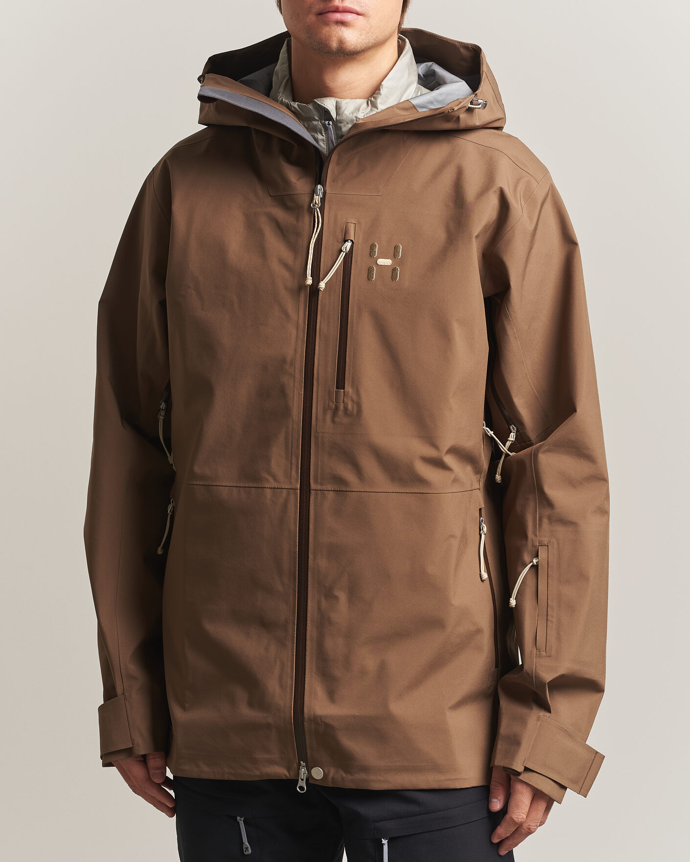 Men | Coats & Jackets | Haglöfs | Alper Proof 3L Jacket Teak Brown