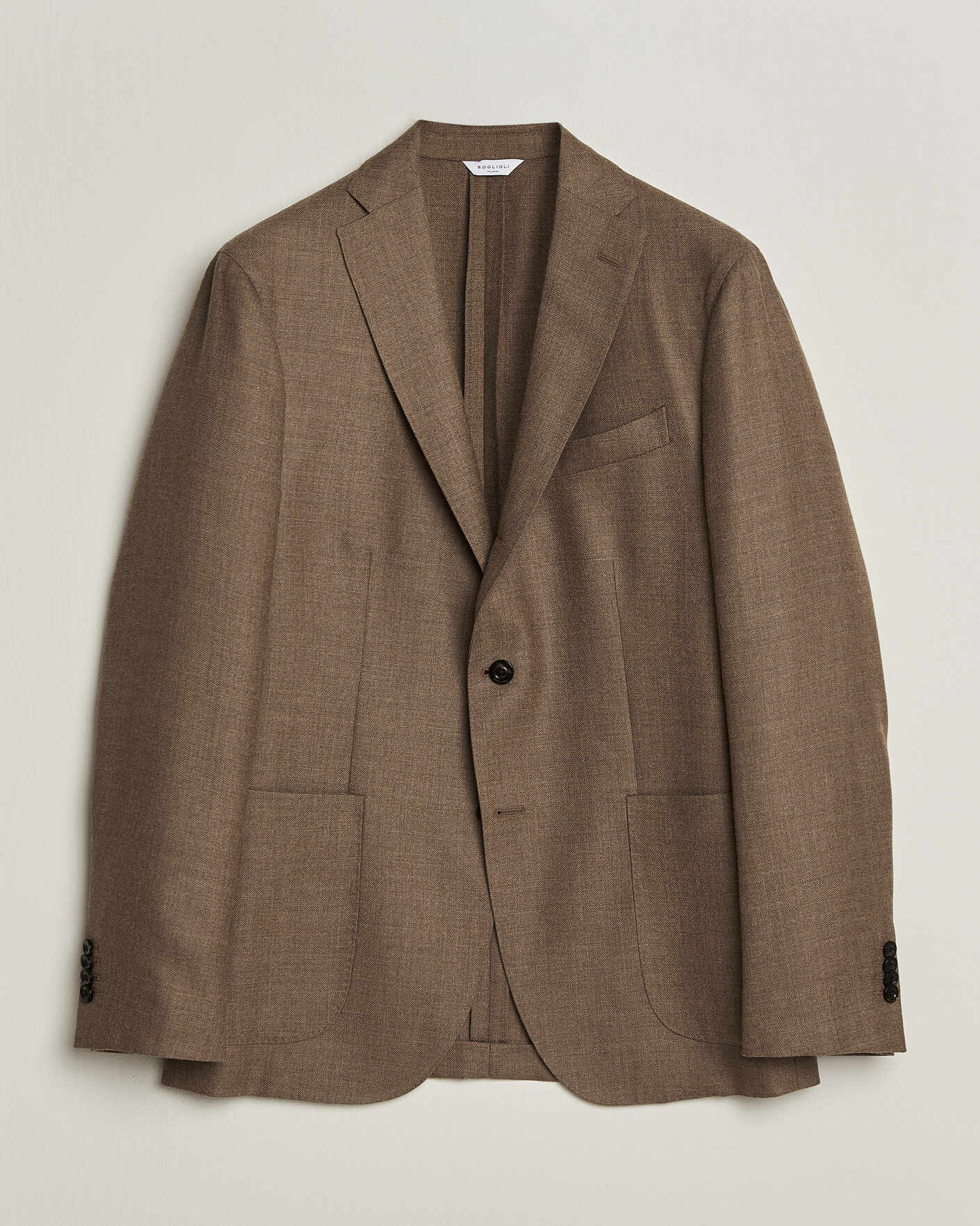 Men | Blazers | Boglioli | K Jacket Wool Hopsack Blazer Beige