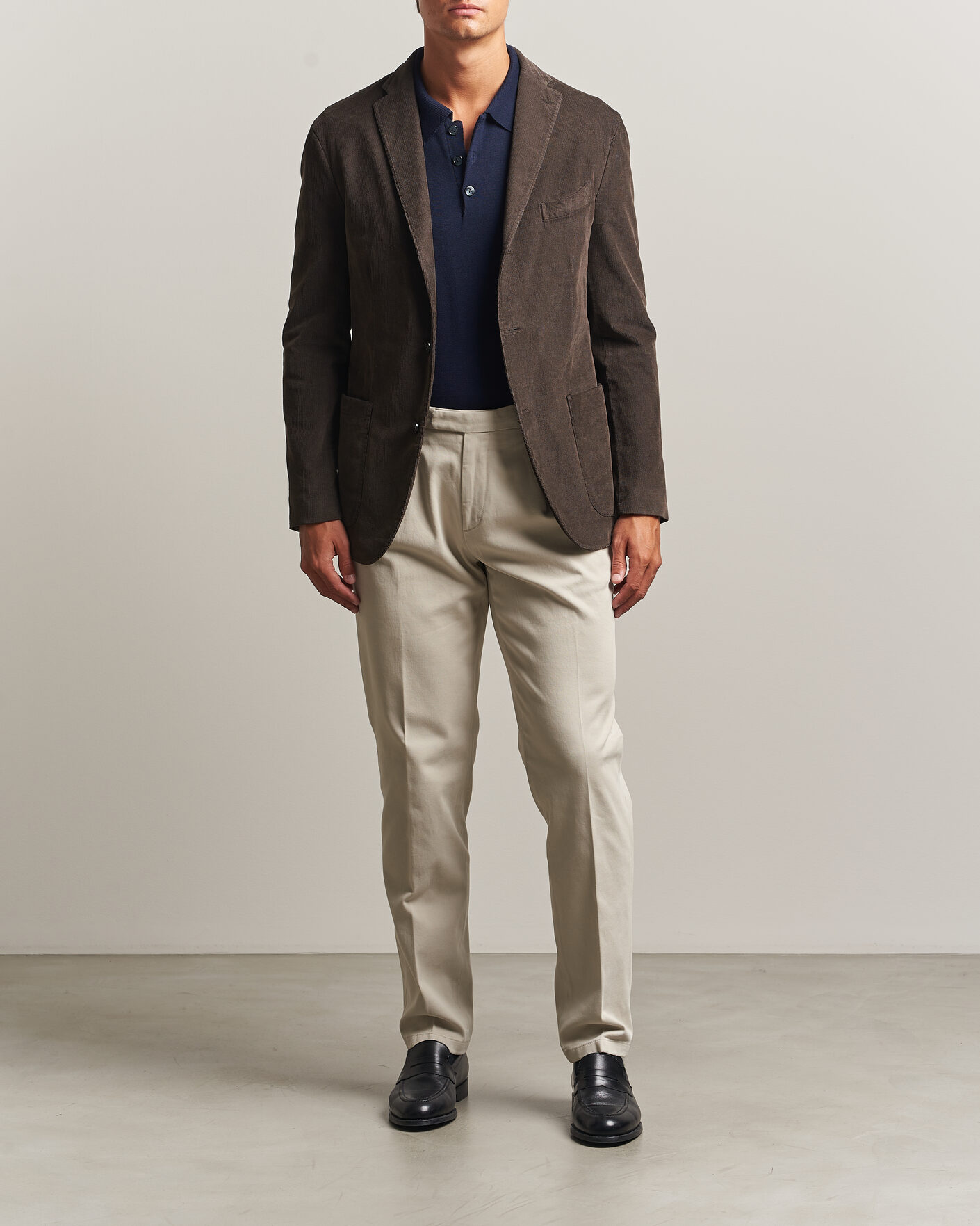 Men | Blazers | Boglioli | K Jacket Corduroy Blazer Dark Brown