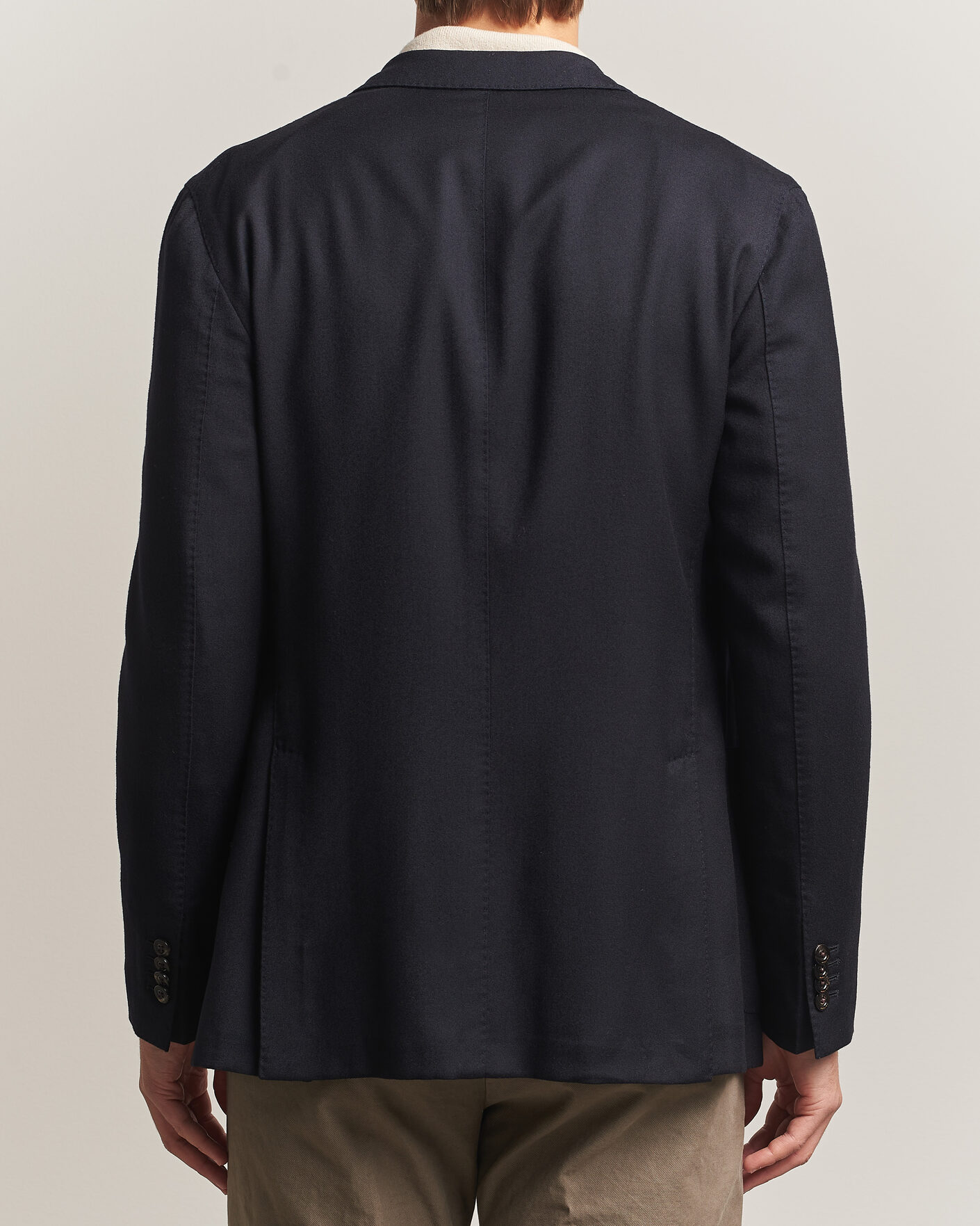 Men | Blazers | Boglioli | K Jacket Soft Touch Flannel Blazer Navy