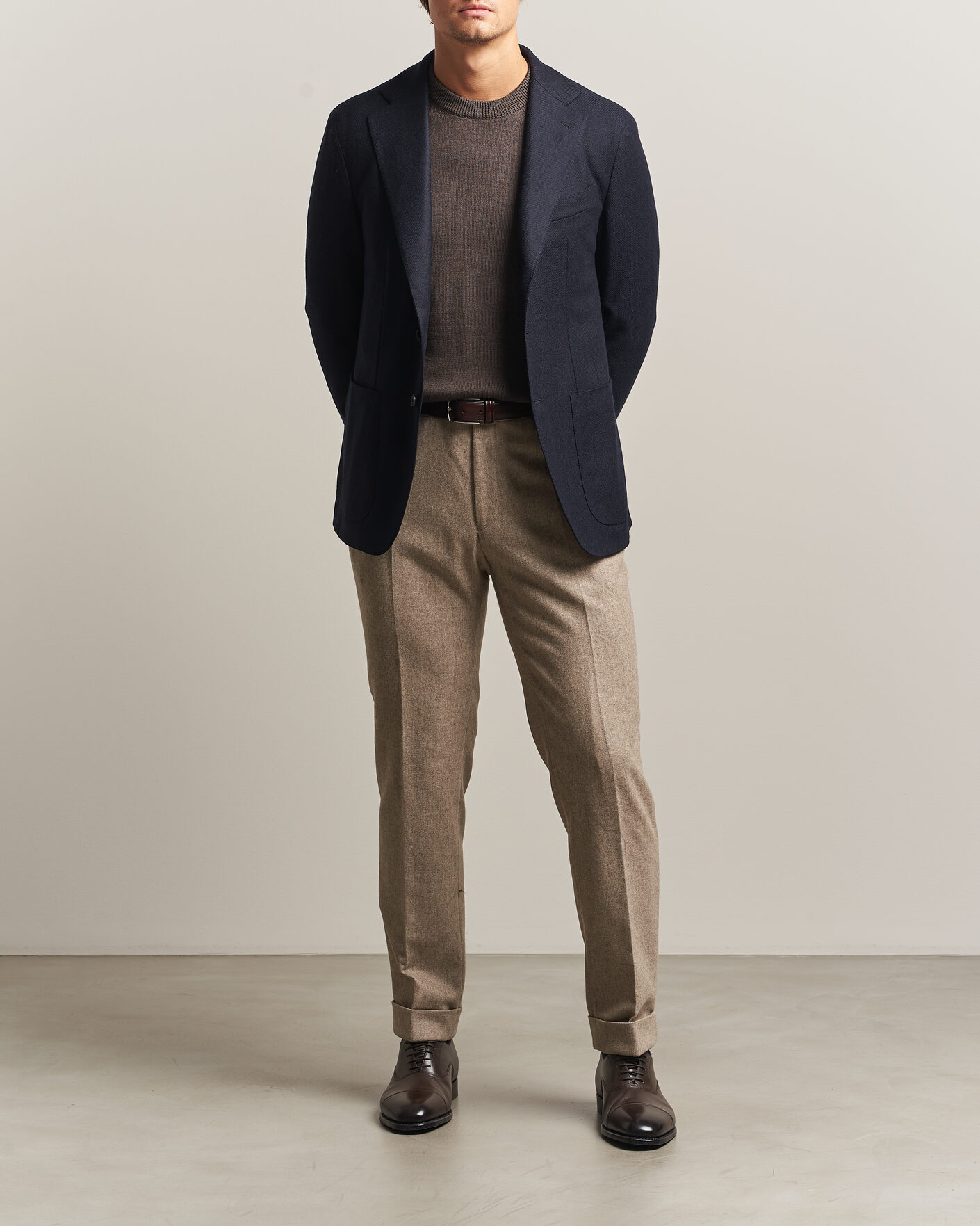 Men | Blazers | Caruso | Aida Wool/Cashmere Blazer Navy