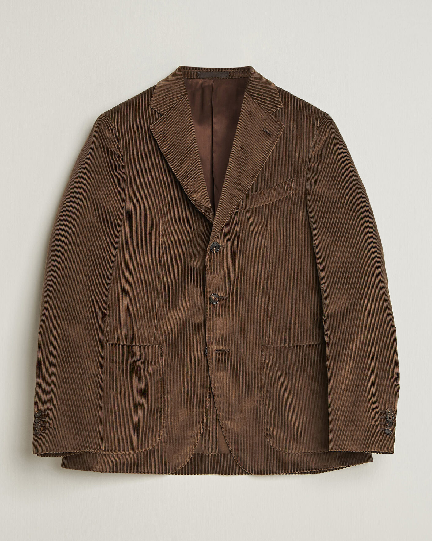 Men | Blazers | Caruso | Aida Corduroy Blazer Dark Brown